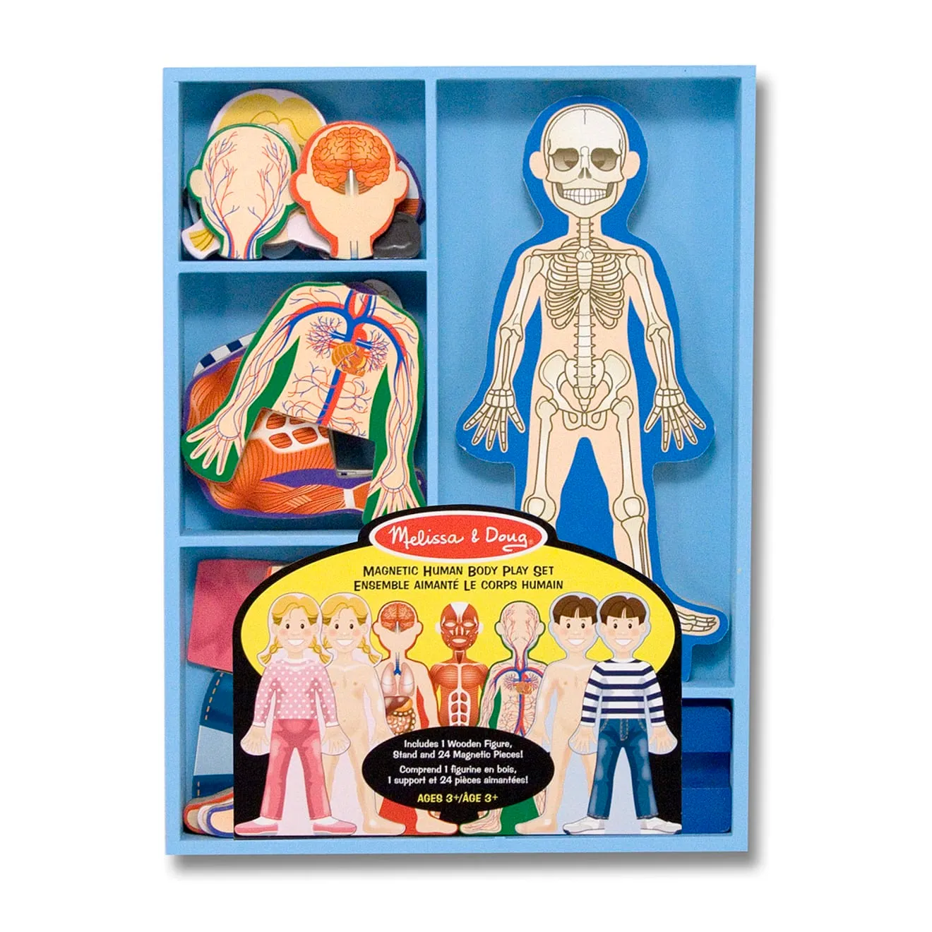 Melissa & Doug Human Body Magnetpuzzle Körper Organe