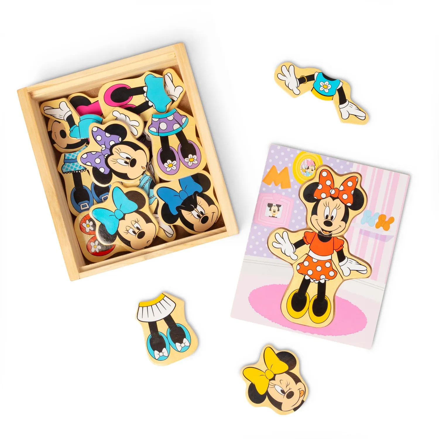Melissa & Doug Minnie Mouse Mix & Match Puzzle 18-tlg