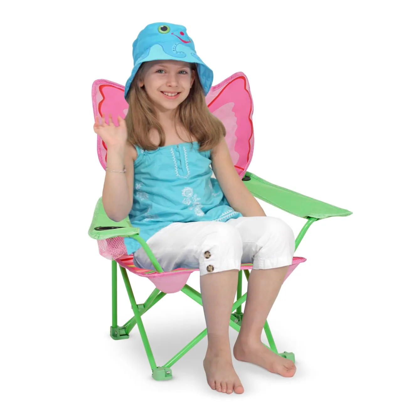 Melissa & Doug Bella Butterfly Kinderstuhl Klappstuhl Outdoor