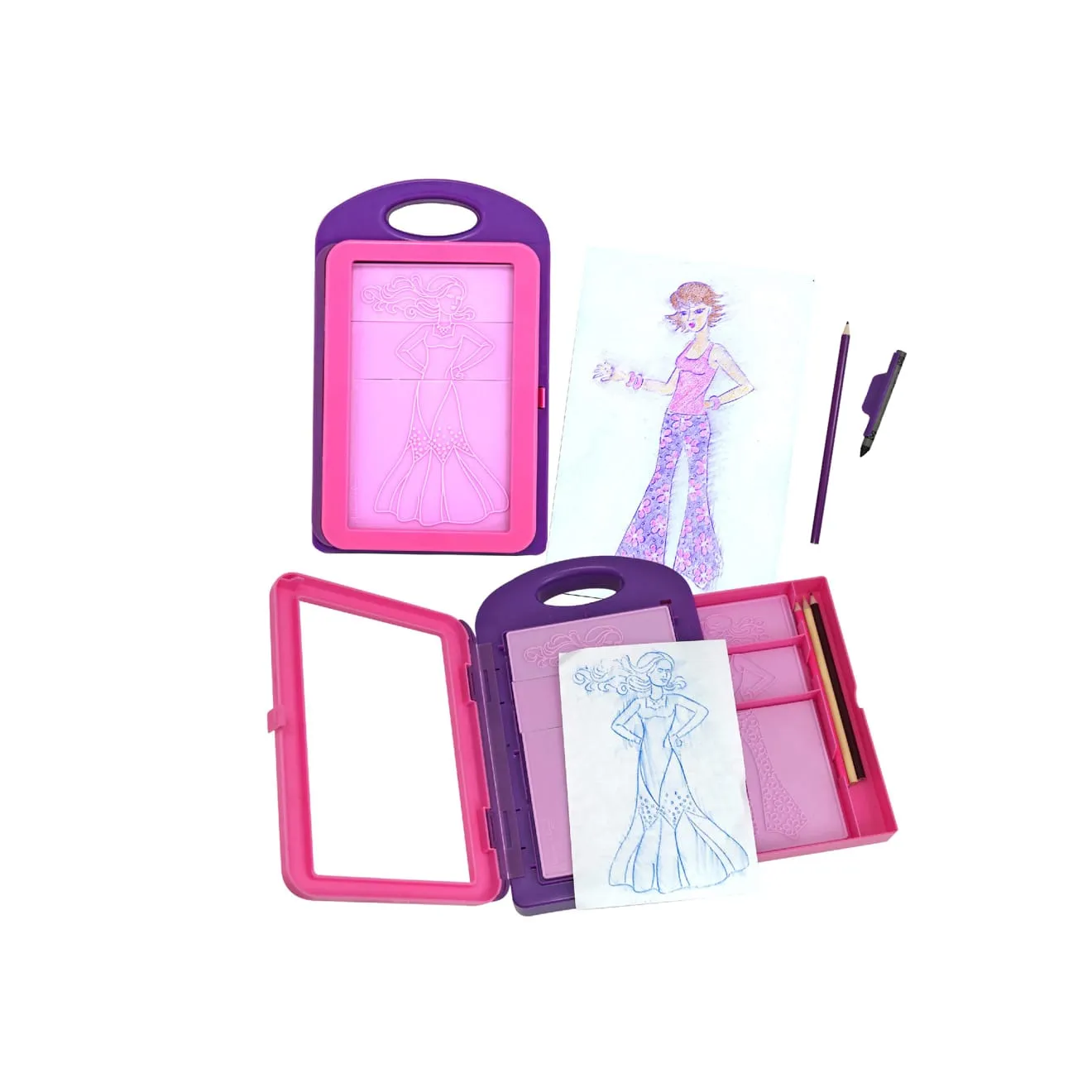 Melissa & Doug Fashion Design Activity Kit Malset 16-teilig Mode