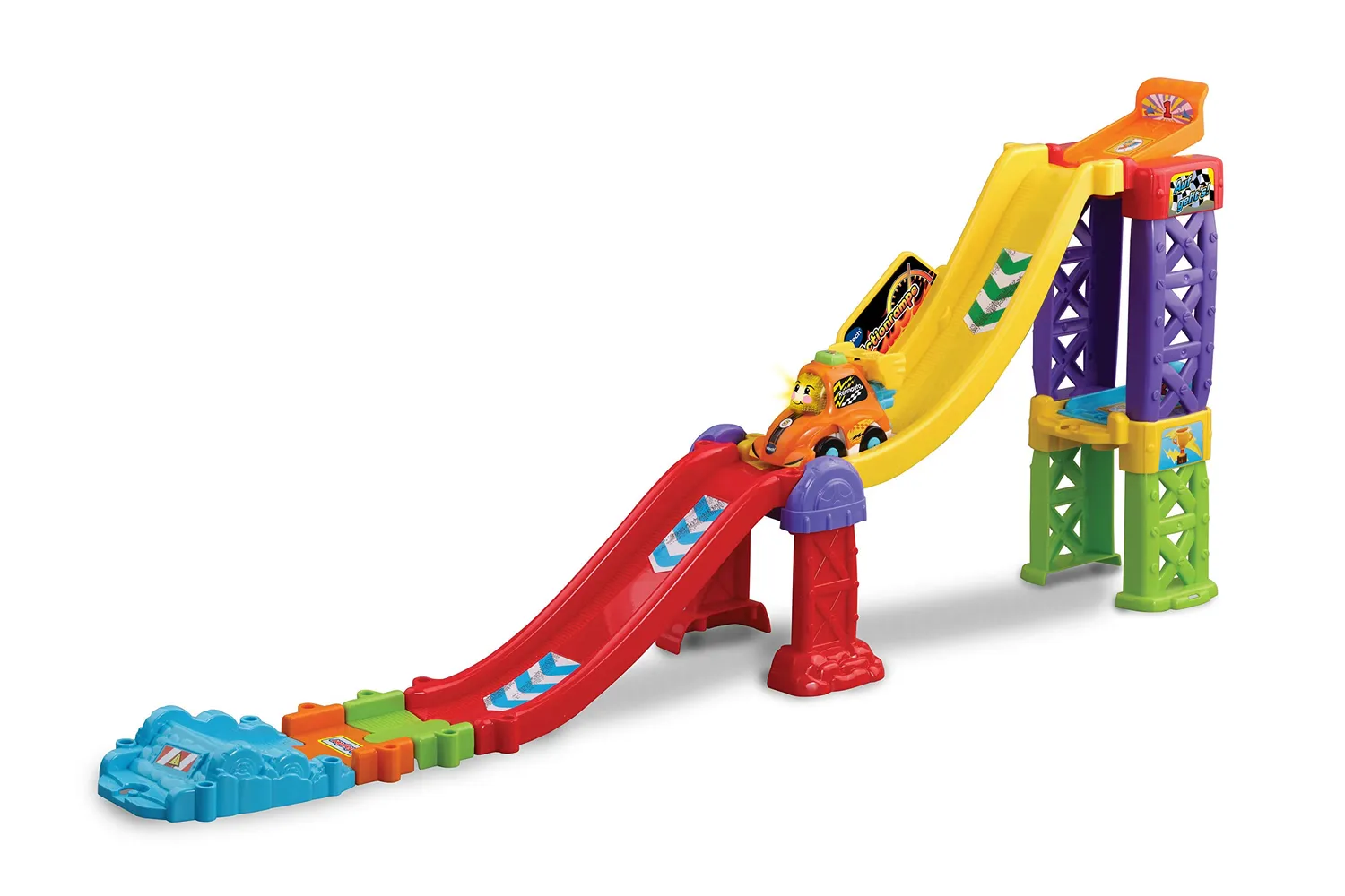 VTech Tut Tut Baby Flitzer 3-in-1 Actionrampe Spielset mit Auto