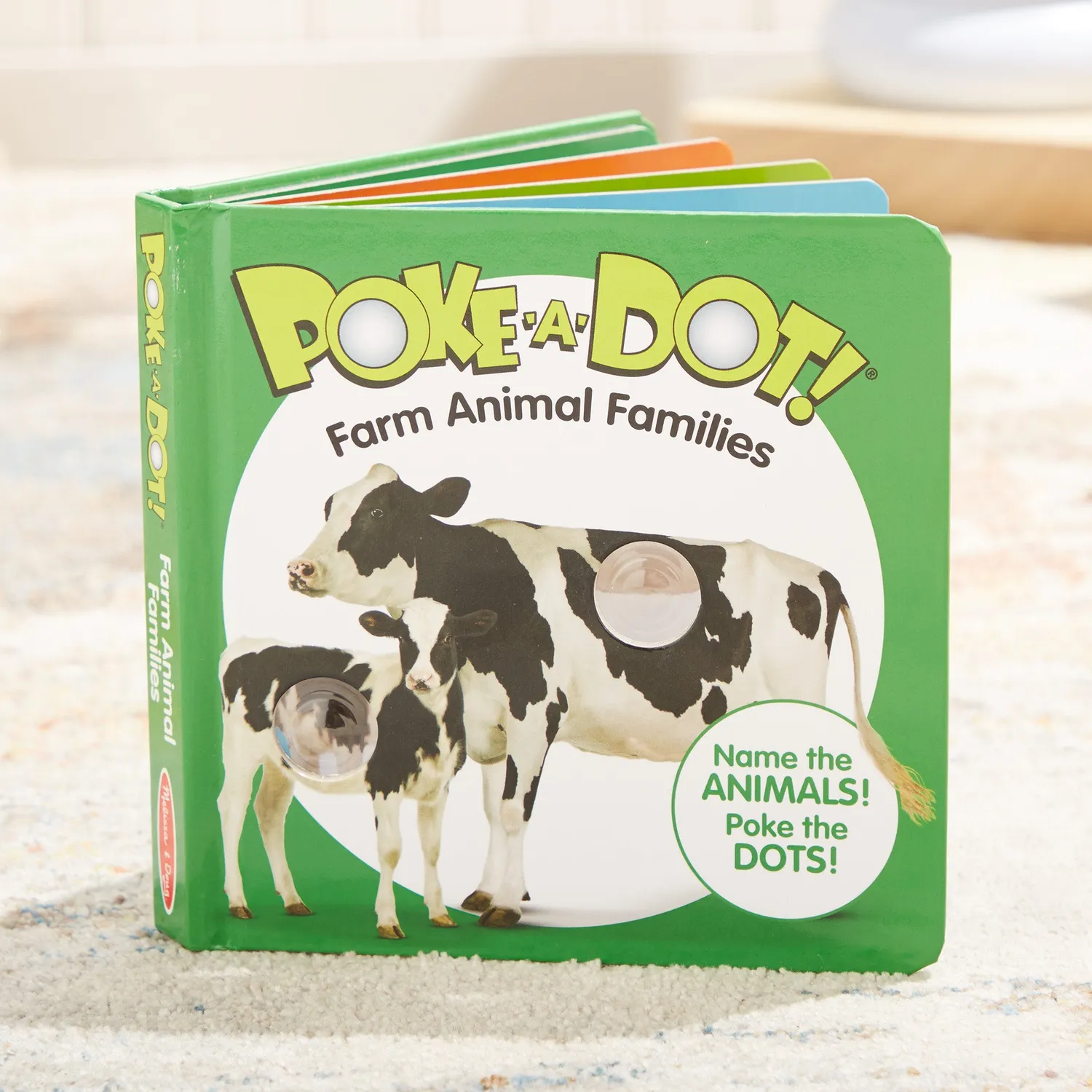 Melissa & Doug Poke-a-Dot Bauernhof Pappbilderbuch Tiere