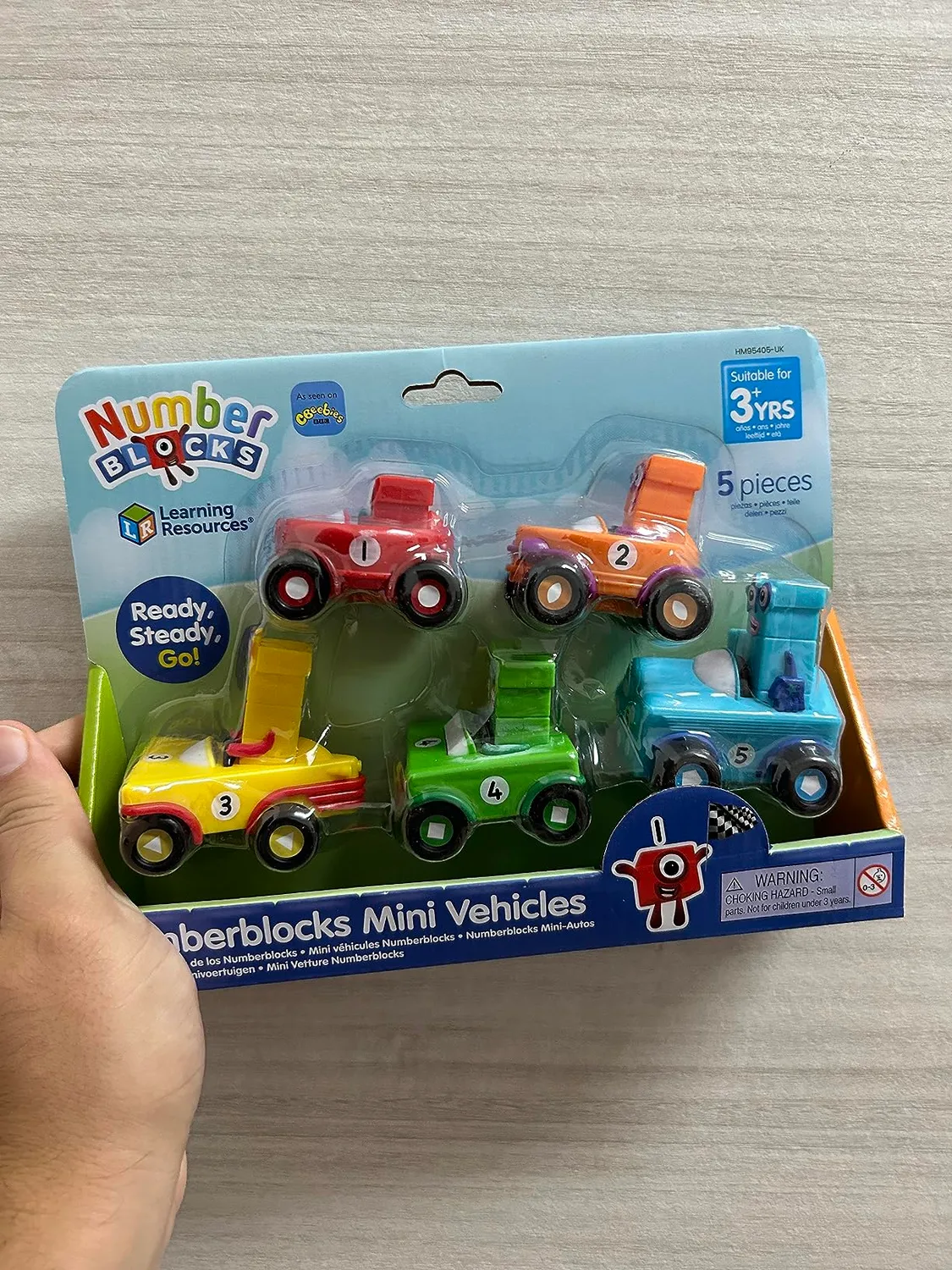 Learning Resources Numberblocks Mini-Autoset Fahrzeuge 5er Set