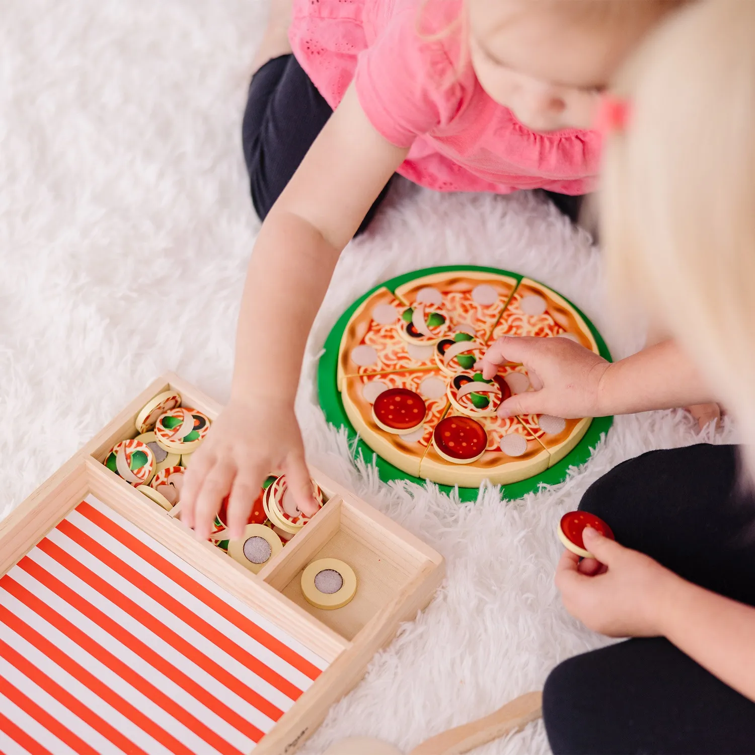 Melissa & Doug Pizza Party Holzspielset 6 Stücke