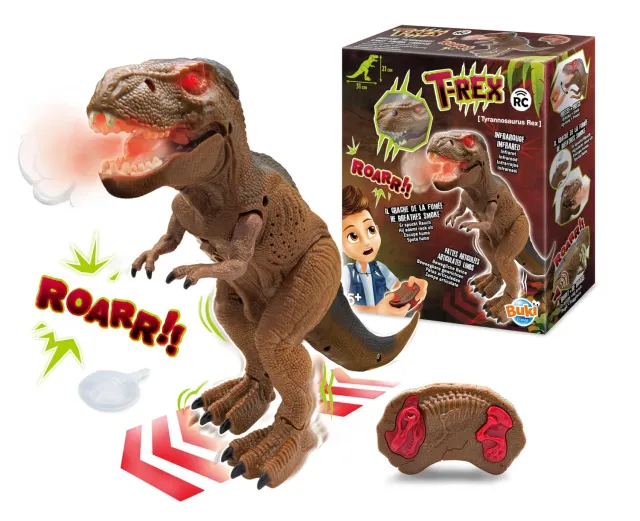 Buki 37293 T-Rex Dinosaurier ferngesteuert 31 cm ab 5 Jahre