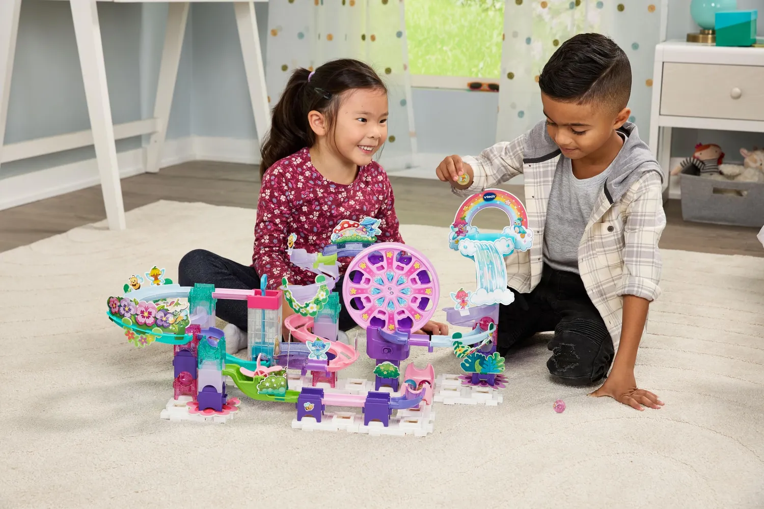 VTech Marble Rush Petal Power Kugelbahn 96-tlg Blumen