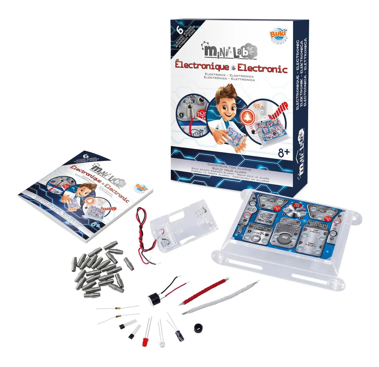 Buki 3008 Mini Lab Elektronik Baukasten ab 8 Jahren
