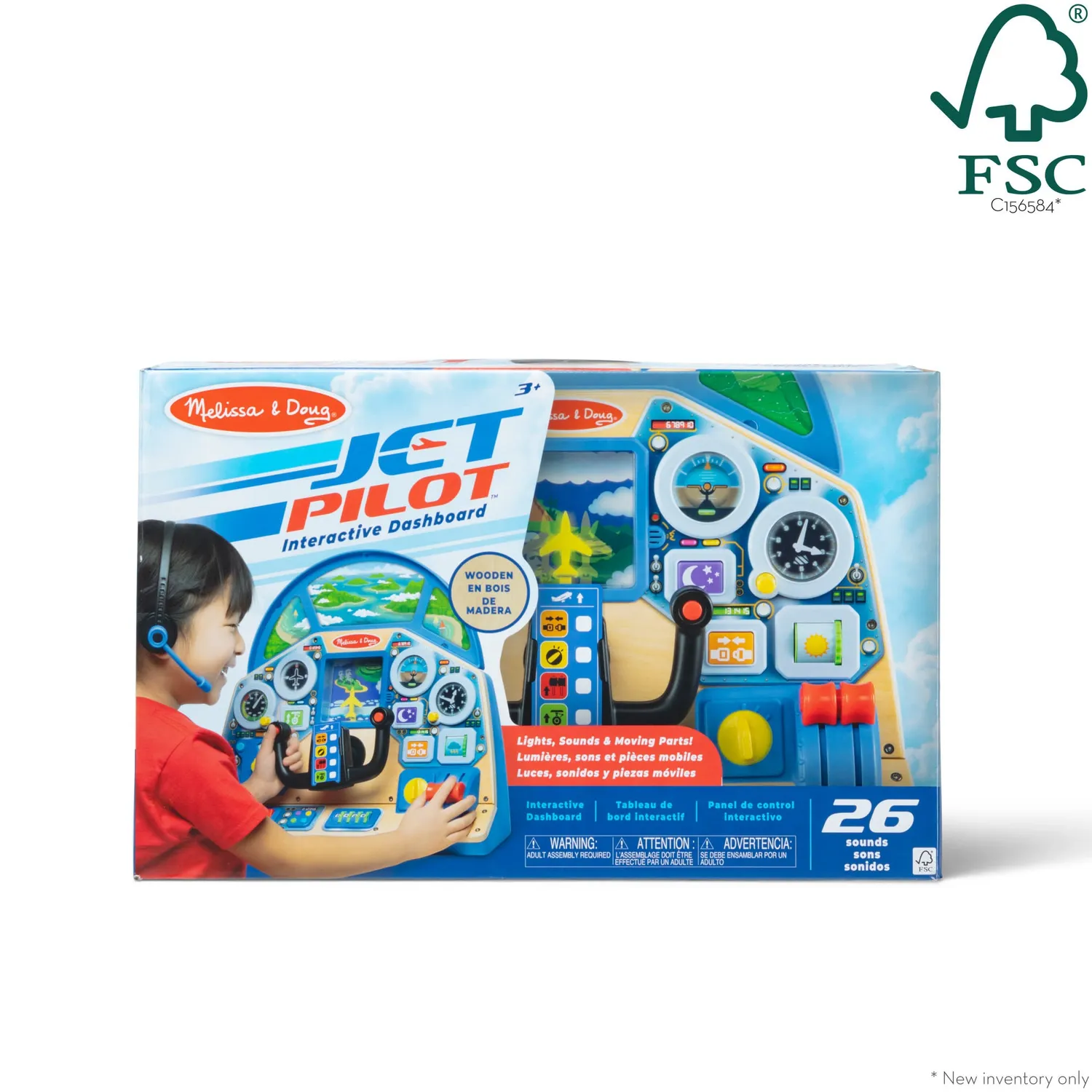 Melissa & Doug Jet Pilot Interactive Dashboard Cockpit