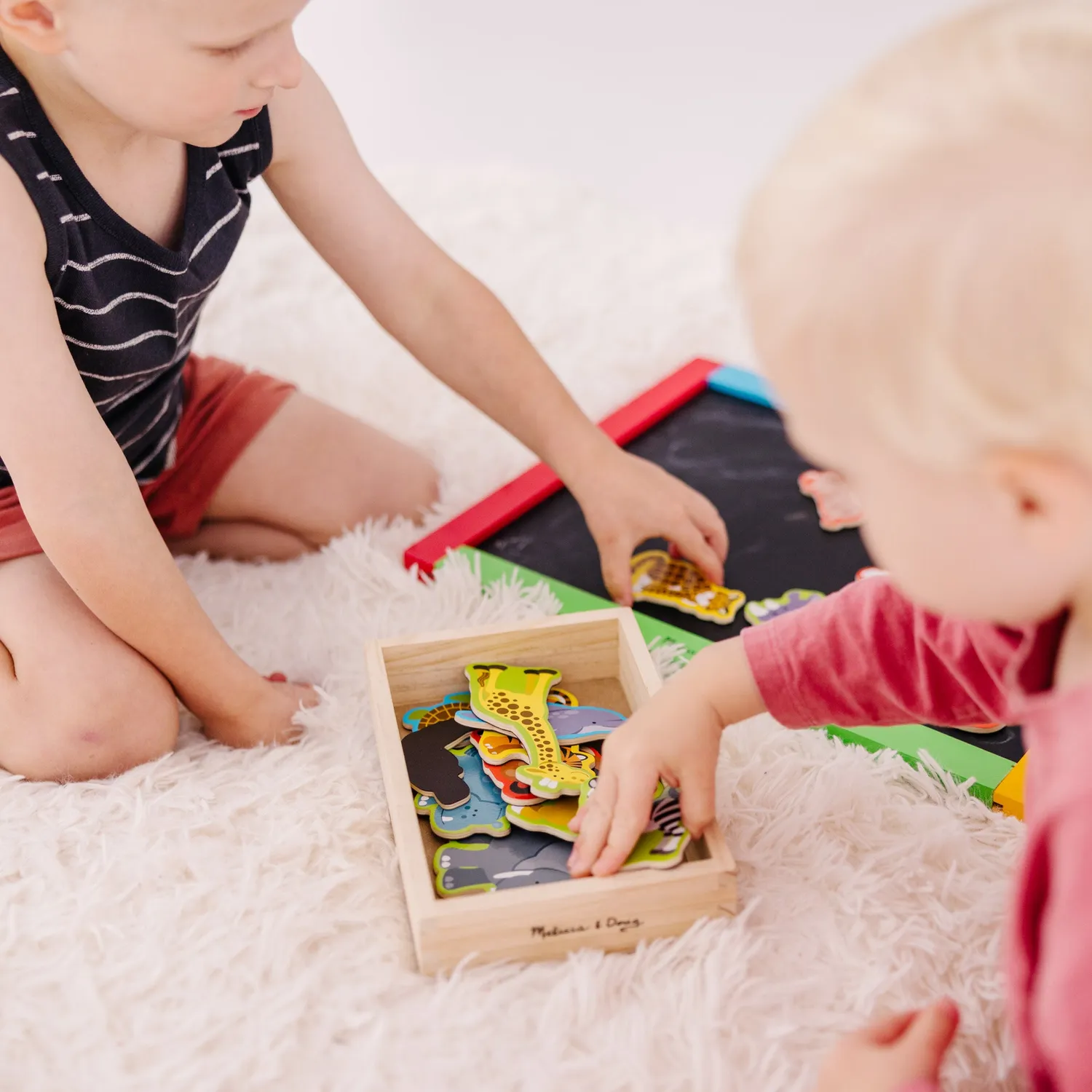 Melissa & Doug Tier Magnete Holz 20-teilig