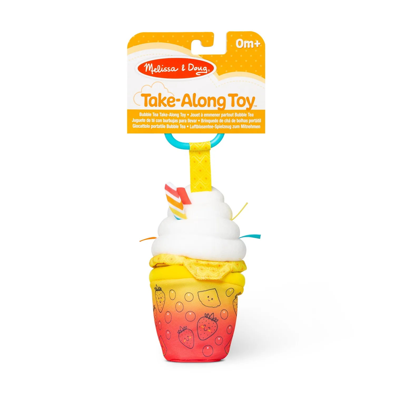 Melissa & Doug Bubble Tea Take-Along Babyspielzeug Clip