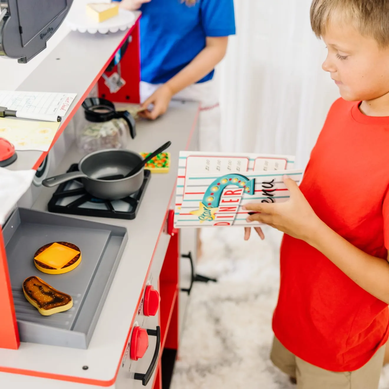 Melissa & Doug Star Diner Restaurant Spielset 41-teilig