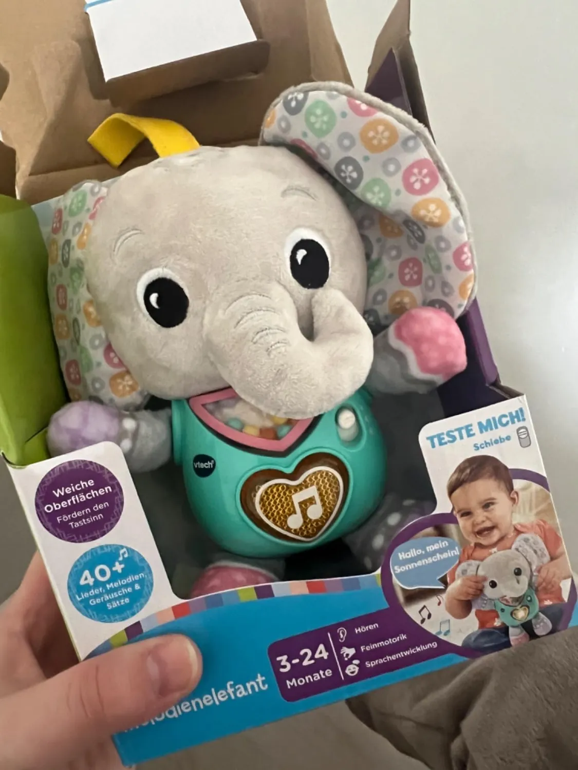 VTech Baby Melodienelefant Musikplayer Musikbox 9-36 Monate
