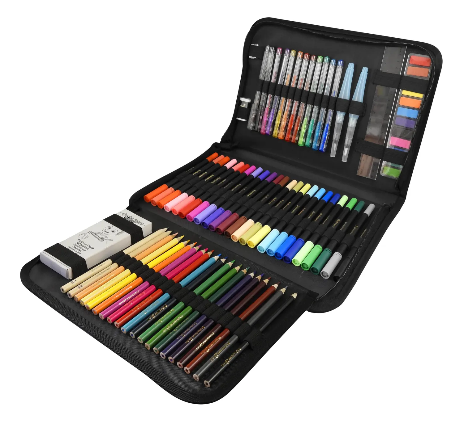 Buki Professional Studio 5436 Mal-Set Malkoffer mit Zeichenblock