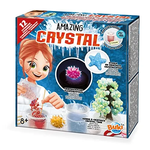 Buki 2165 Amazing Crystal Kristall-Zucht Set 12 Versuche