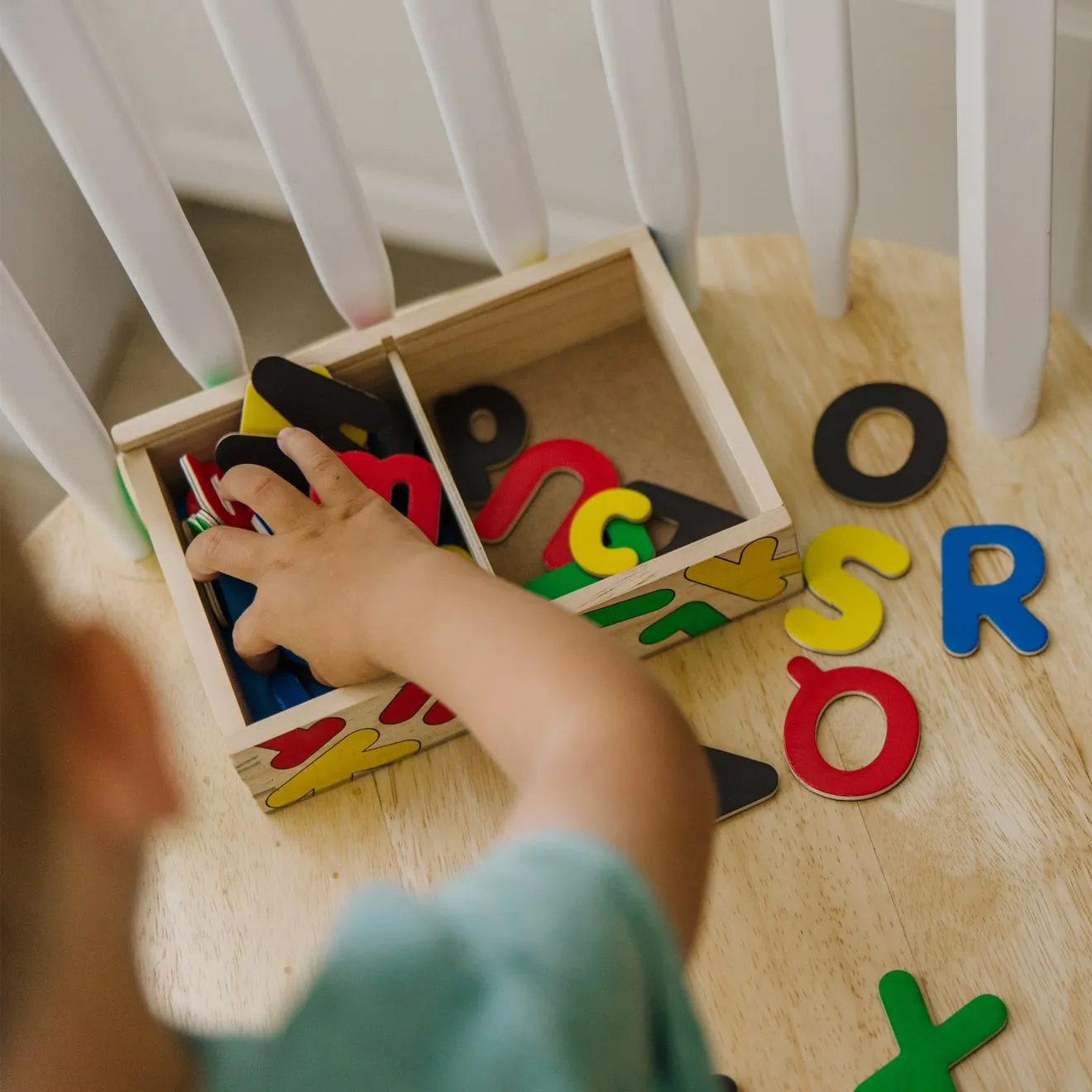 Melissa and Doug Magnetic Letters & Numbers Magnetbuchstaben Holz Set