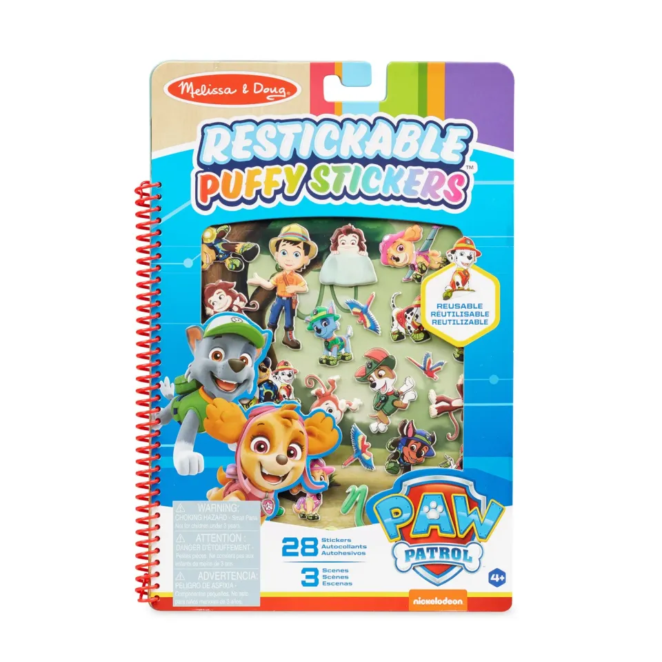 Melissa & Doug PAW Patrol Jungle Puffy-Sticker-Set 28-tlg.