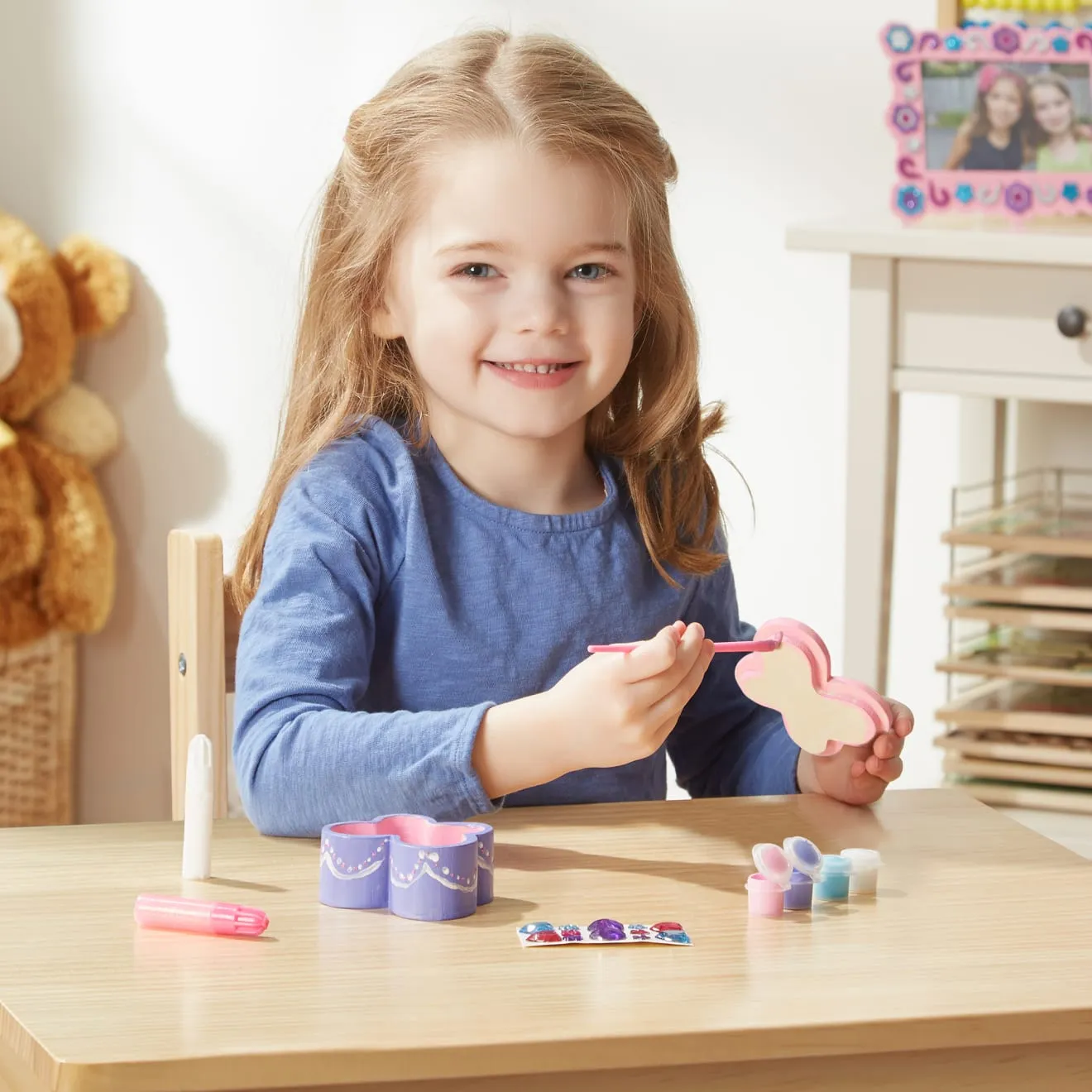 Melissa & Doug Butterfly Box Holz Bastelset Schmetterling