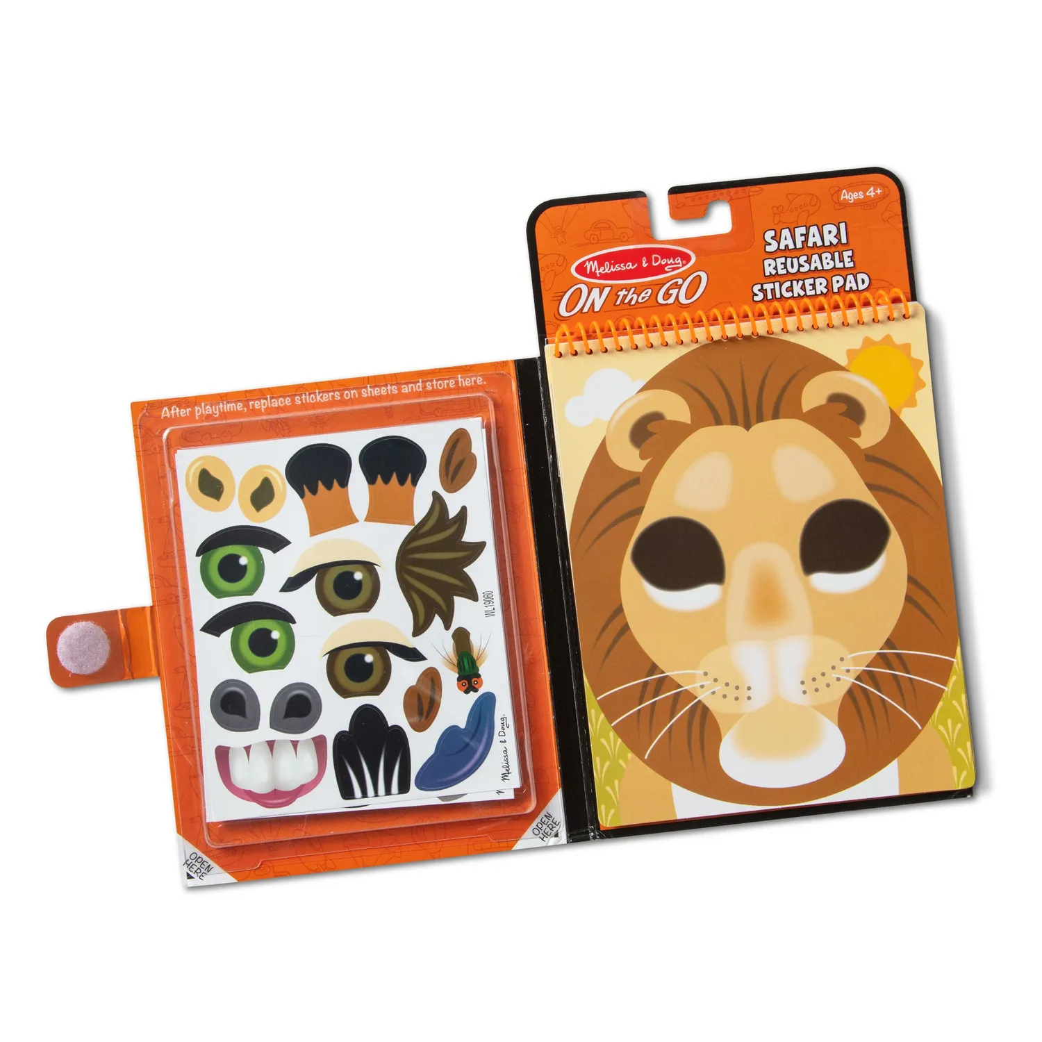 Melissa & Doug Make-a-Face Safari Stickerblock Reise