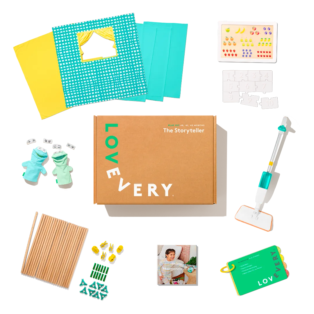 Lovevery Das Erzähler-Set Lernspielset Deutsch