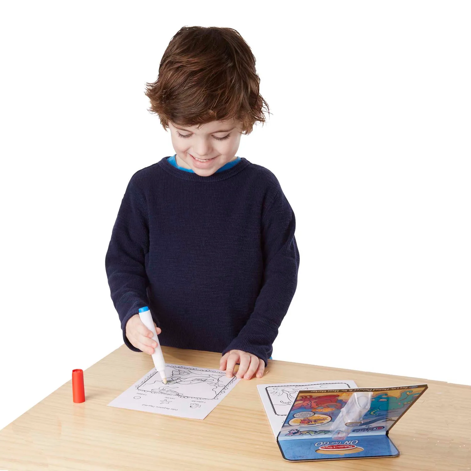 Melissa & Doug On the Go ColorBlast Sea Life Malbuch Zauberstift