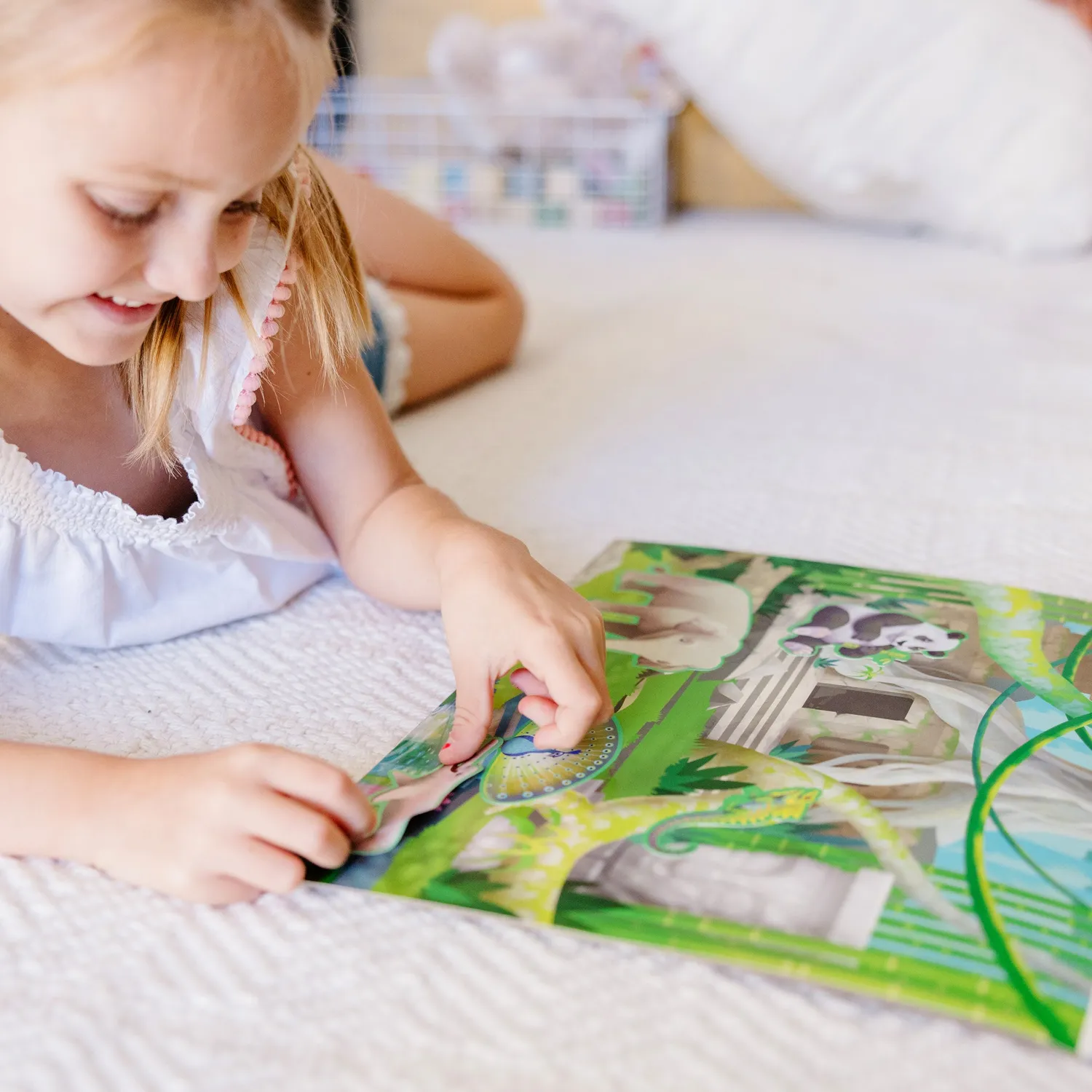 Melissa & Doug Dschungel Stickerpad Stickerheft 175 Sticker ab 3J