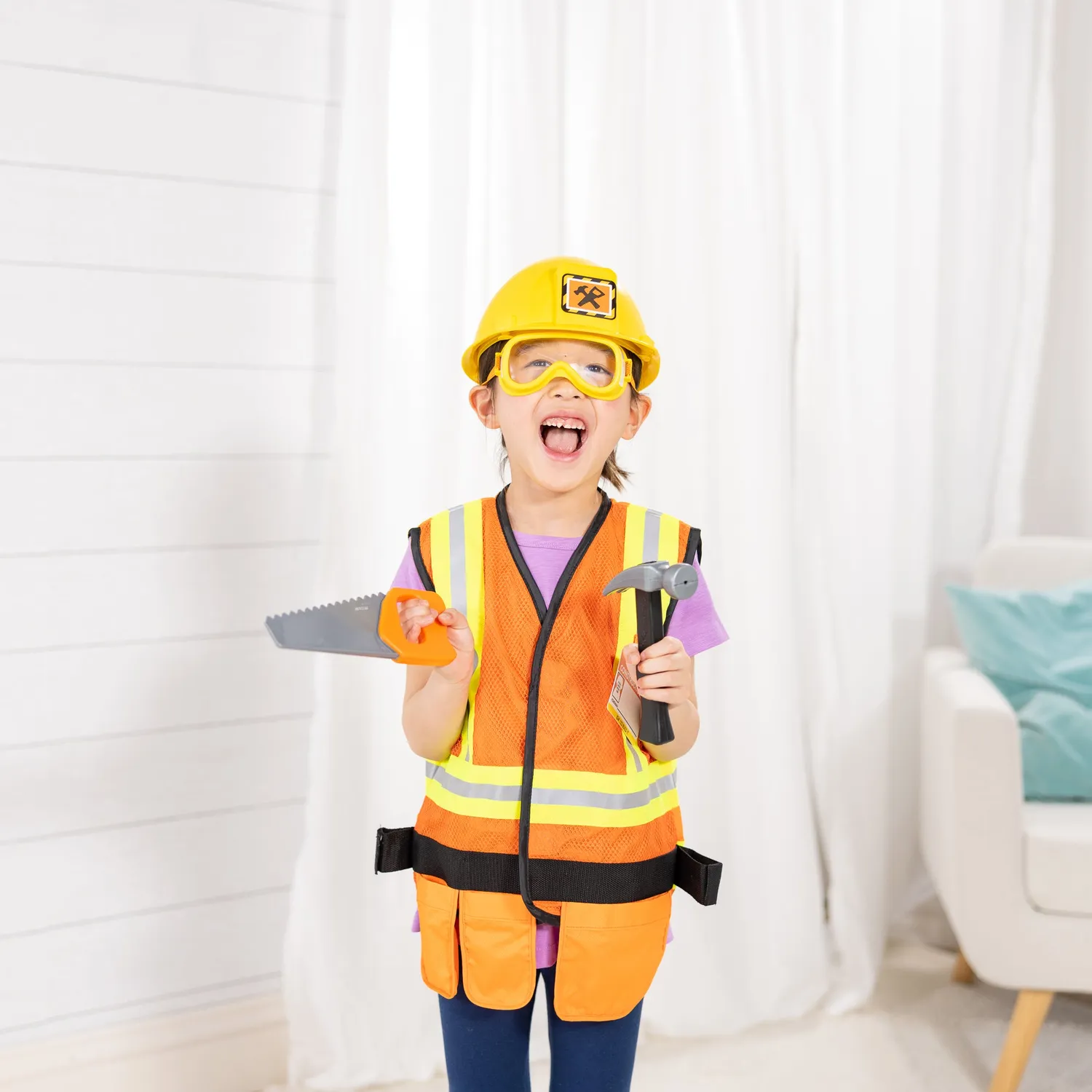 Melissa & Doug Construction Worker Bauarbeiter-Verkleidung