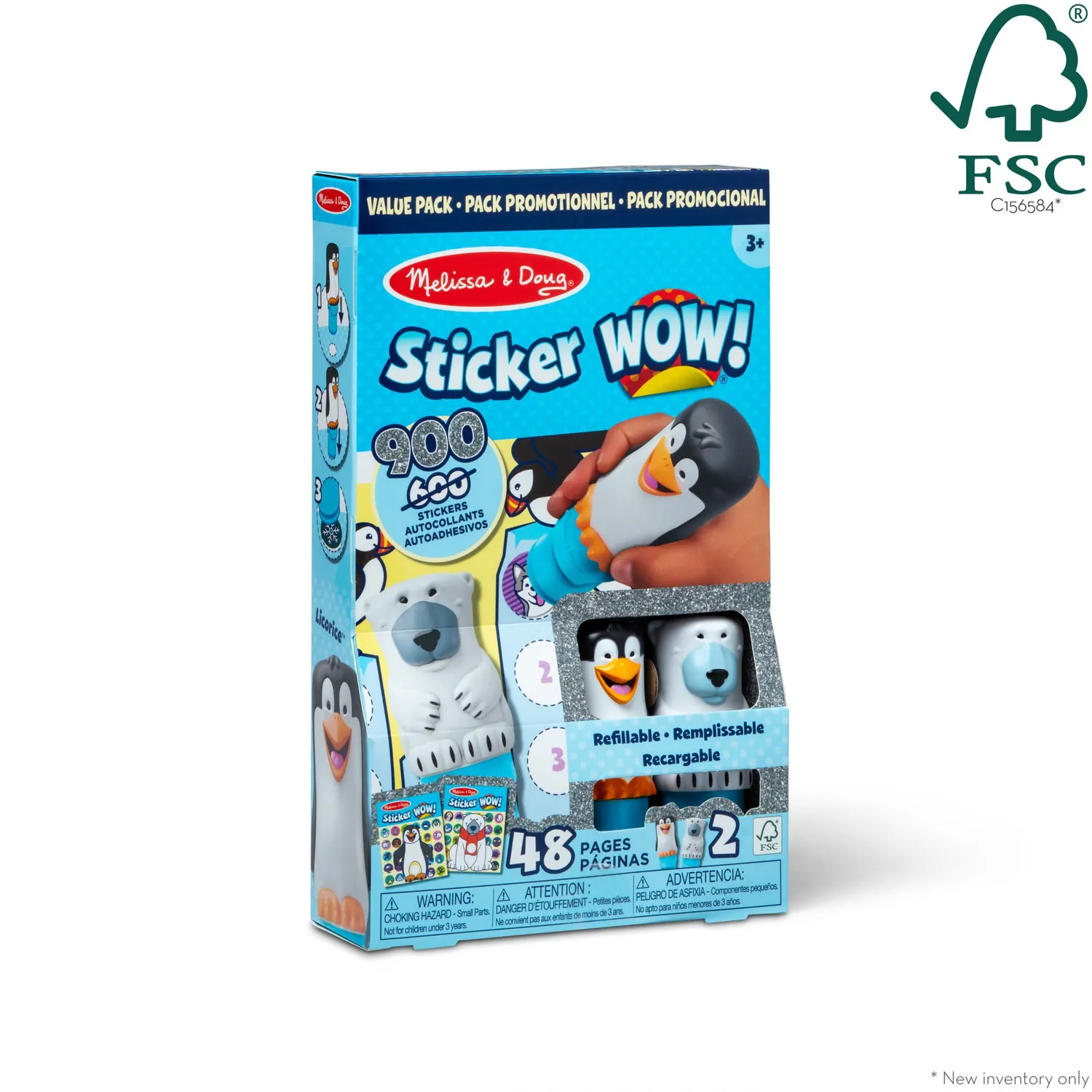 Melissa & Doug Sticker WOW Winter Sticker-Set 900er