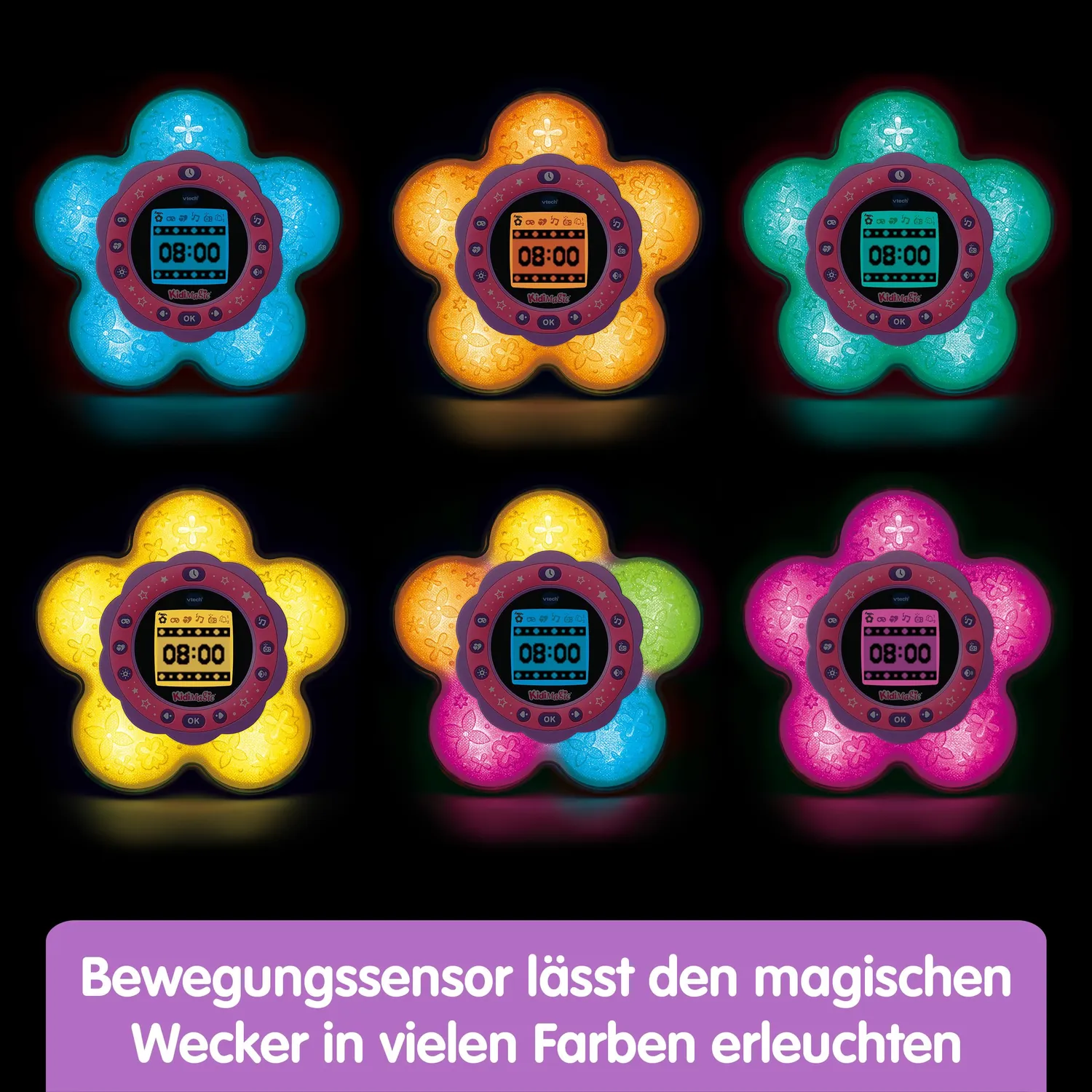 VTech KidiMagic Galaxy Light Kinderwecker Projektion