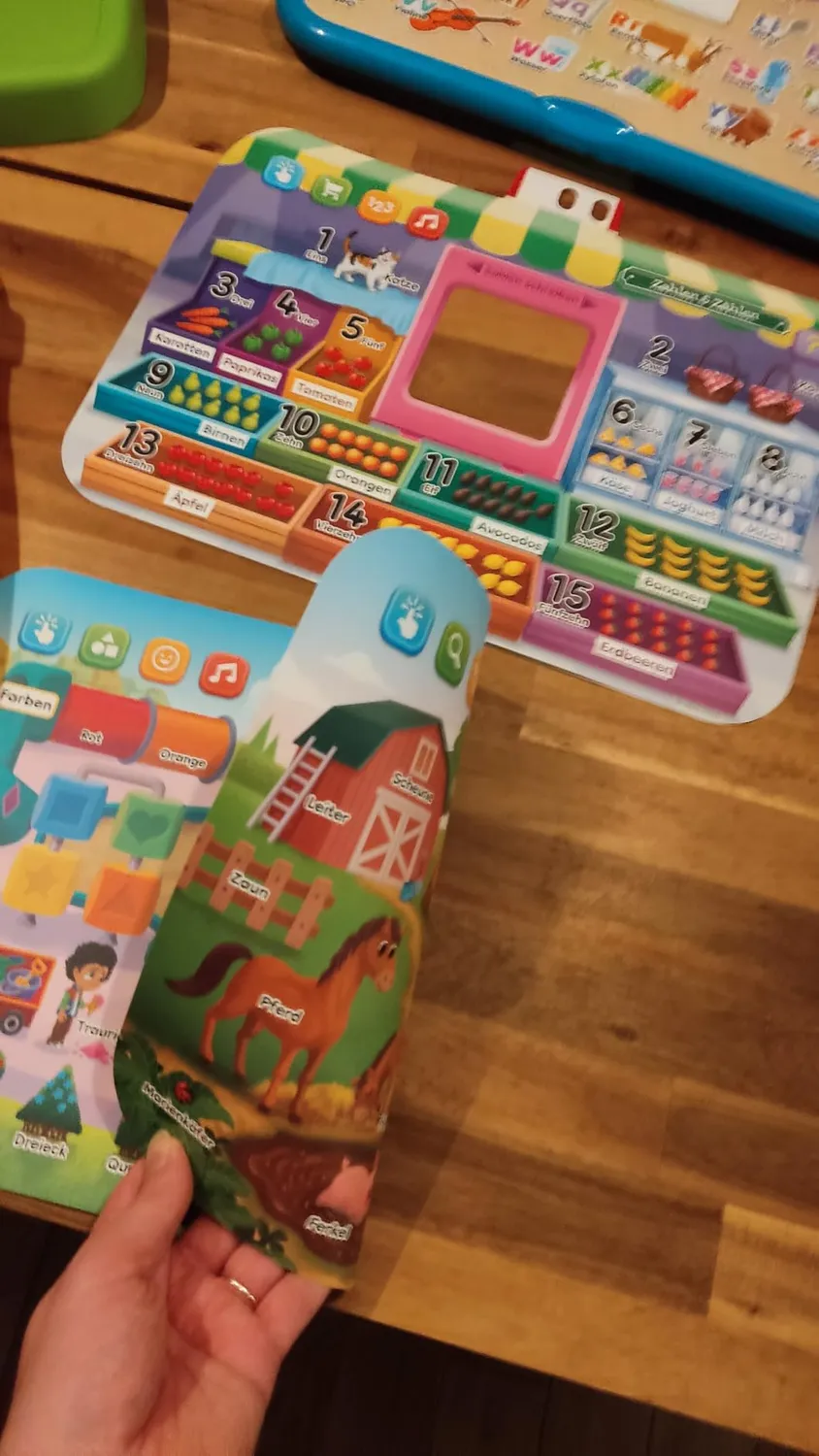 VTech 6-in-1 Magischer Schreibtisch Lernstation Stuhl Blau