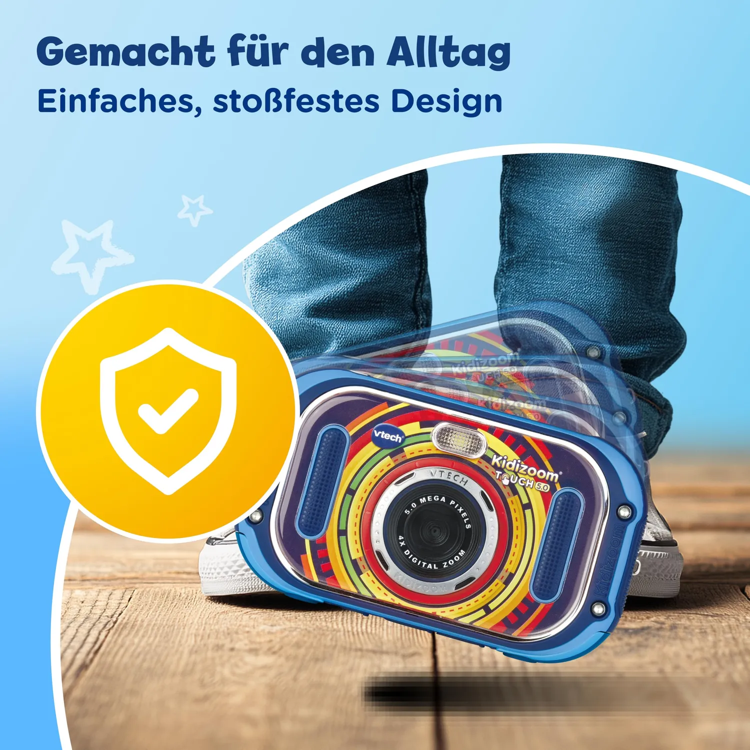 Vtech KidiZoom Touch 5.0 Kinderkamera blau