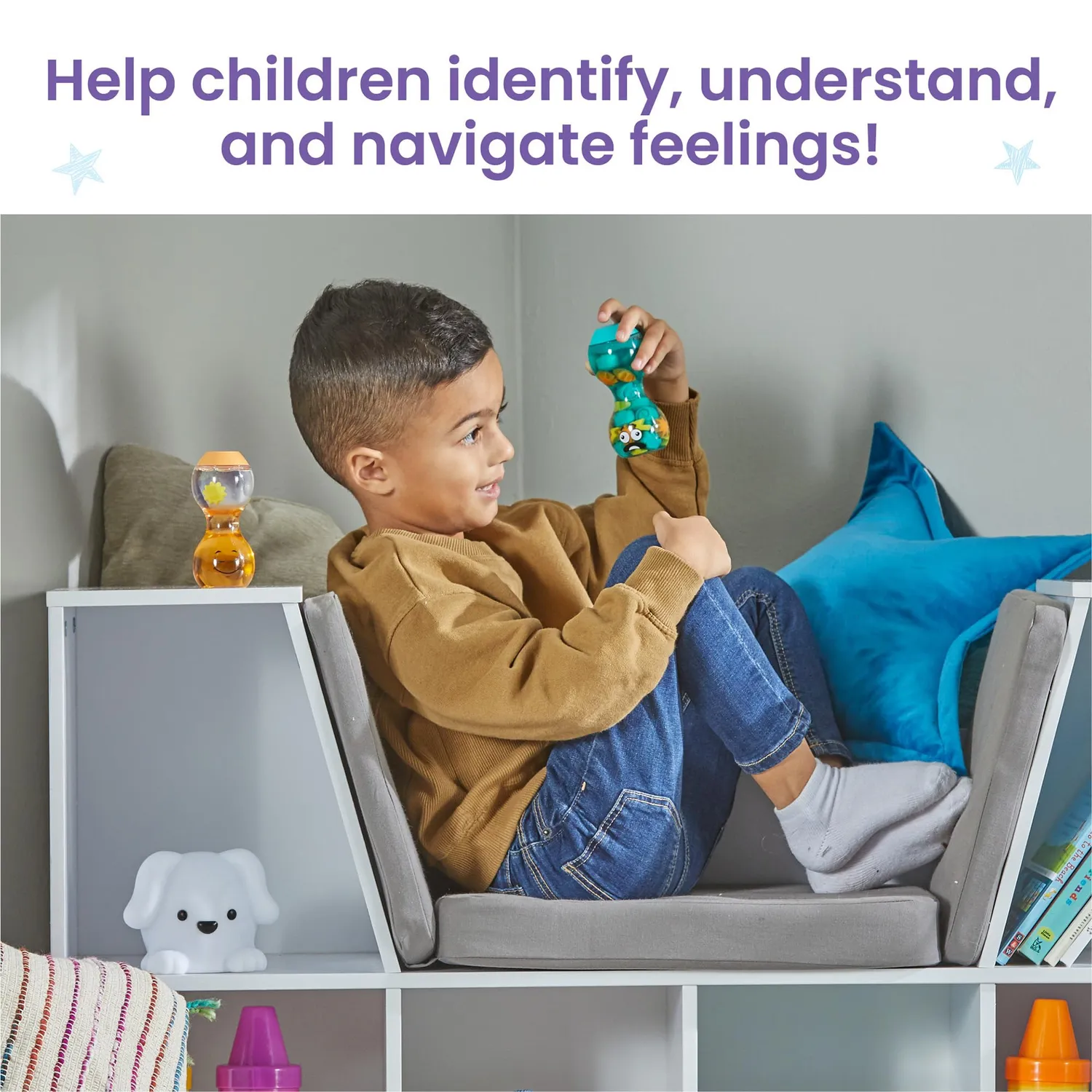 Learning Resources Äußere Gefühle Sensorikflaschen 2 Stück beruhigend