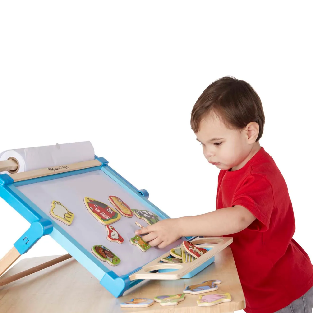 Melissa & Doug Wooden Farm Magnete Holz 20-tlg Bauernhof