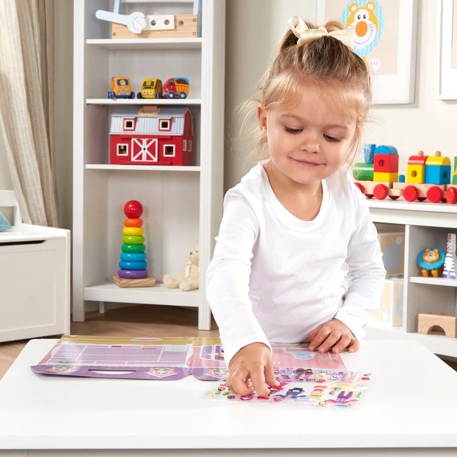 Melissa & Doug Puffy Sticker Dress-Up Stickerbuch 76 wiederverwendbar