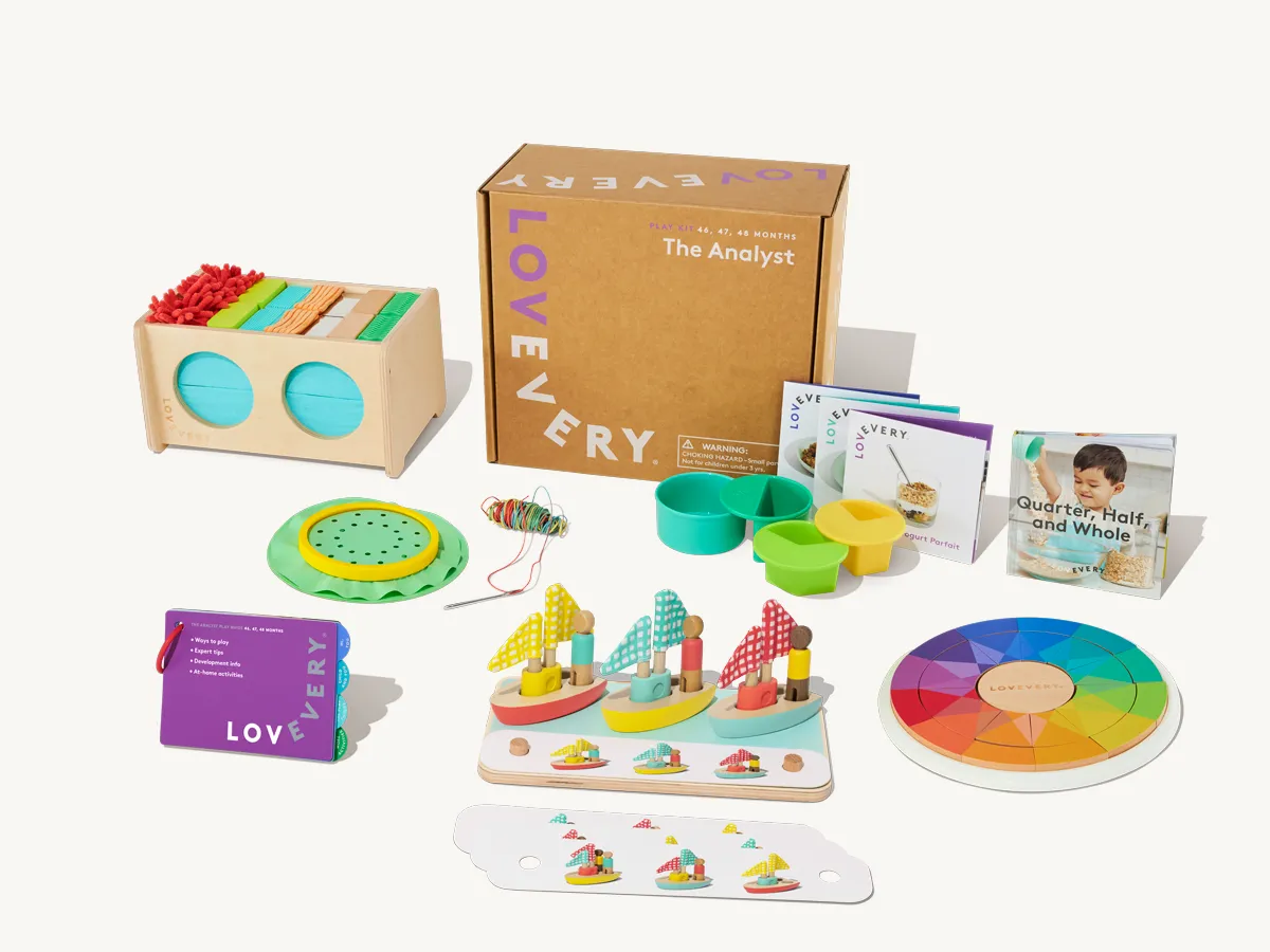 Lovevery Play Kits Analysten-Set Lernspiel deutsch 4 Jahre