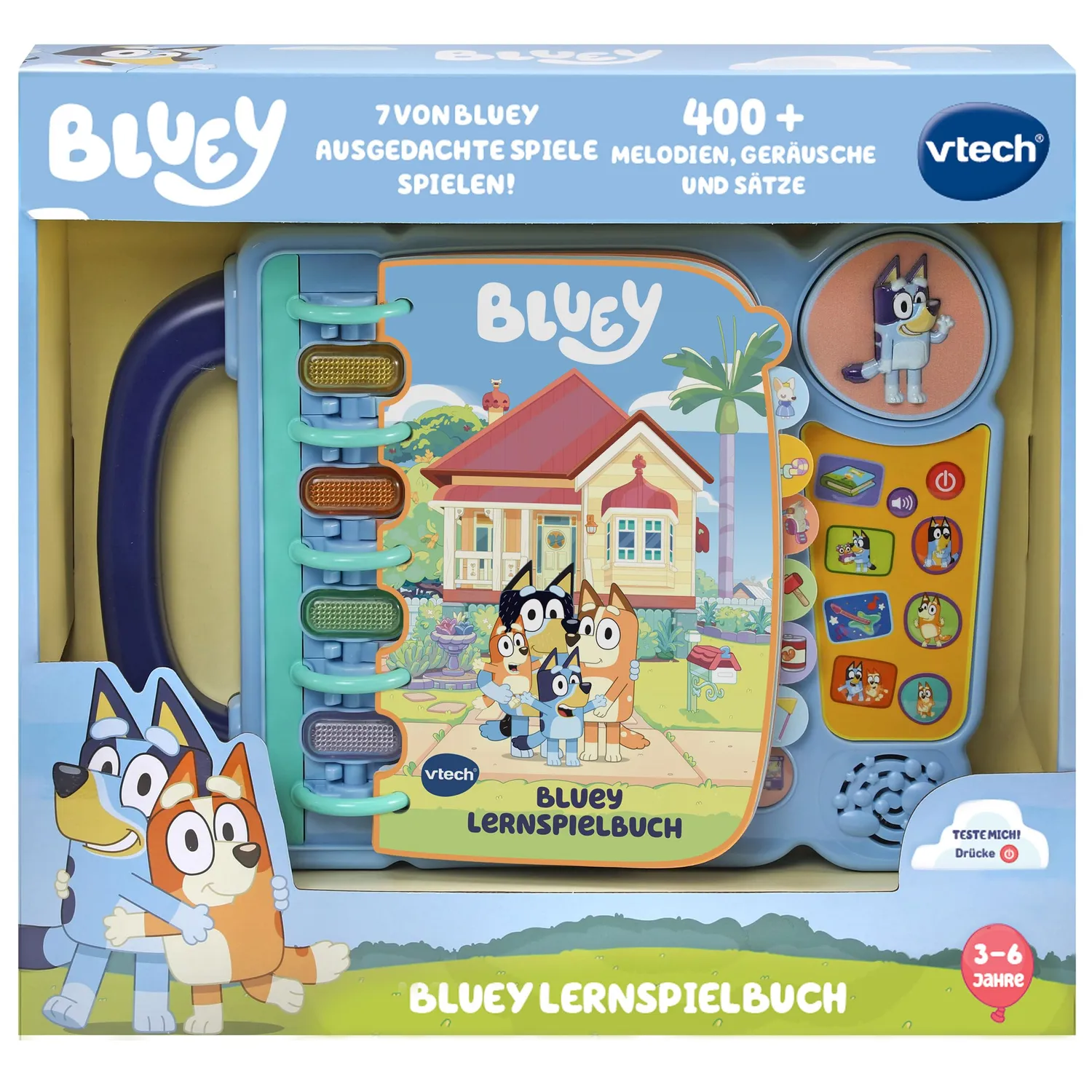 VTech Bluey Interaktives Lernspielbuch 14 Seiten mit Originalstimmen