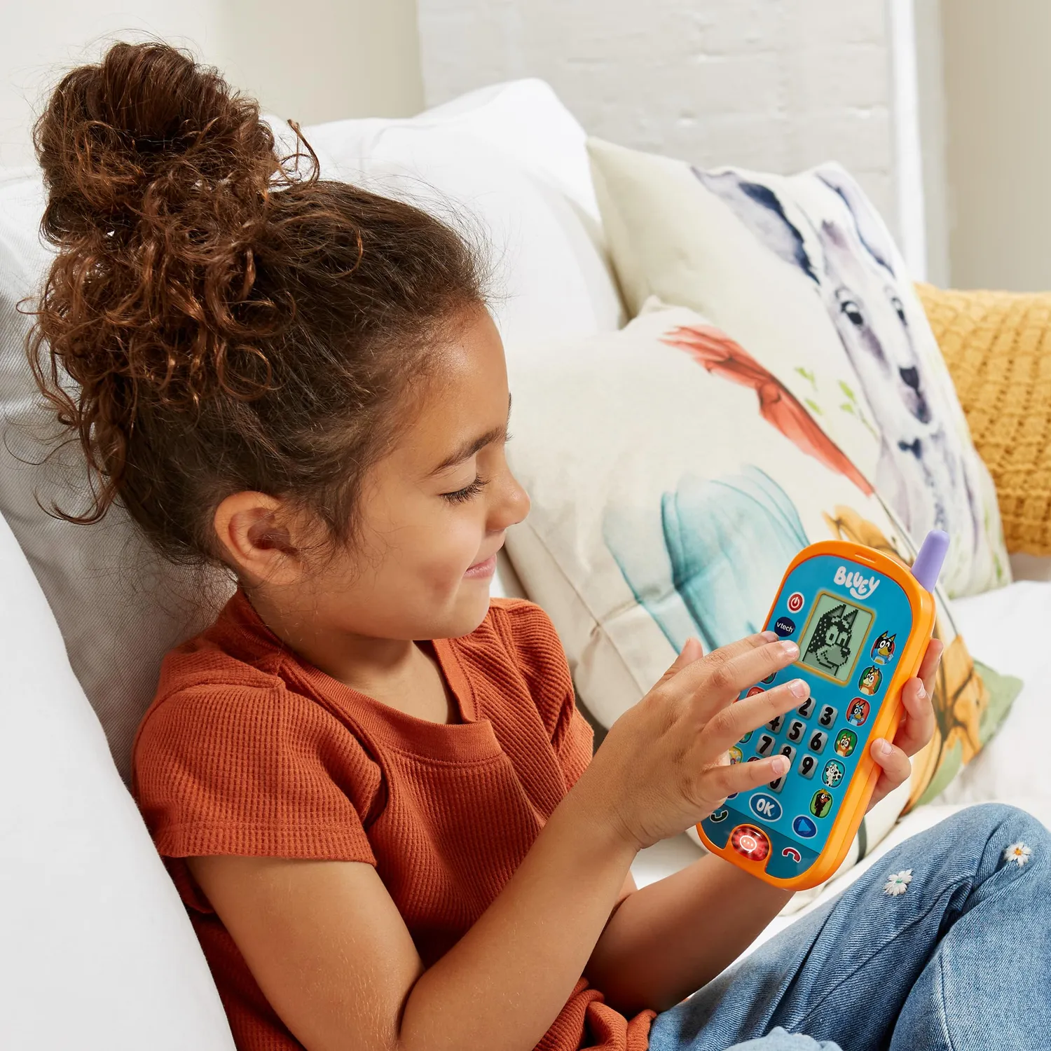 VTech Bluey Lernhandy Lernspielzeug mit Originalstimmen 3-6 Jahre