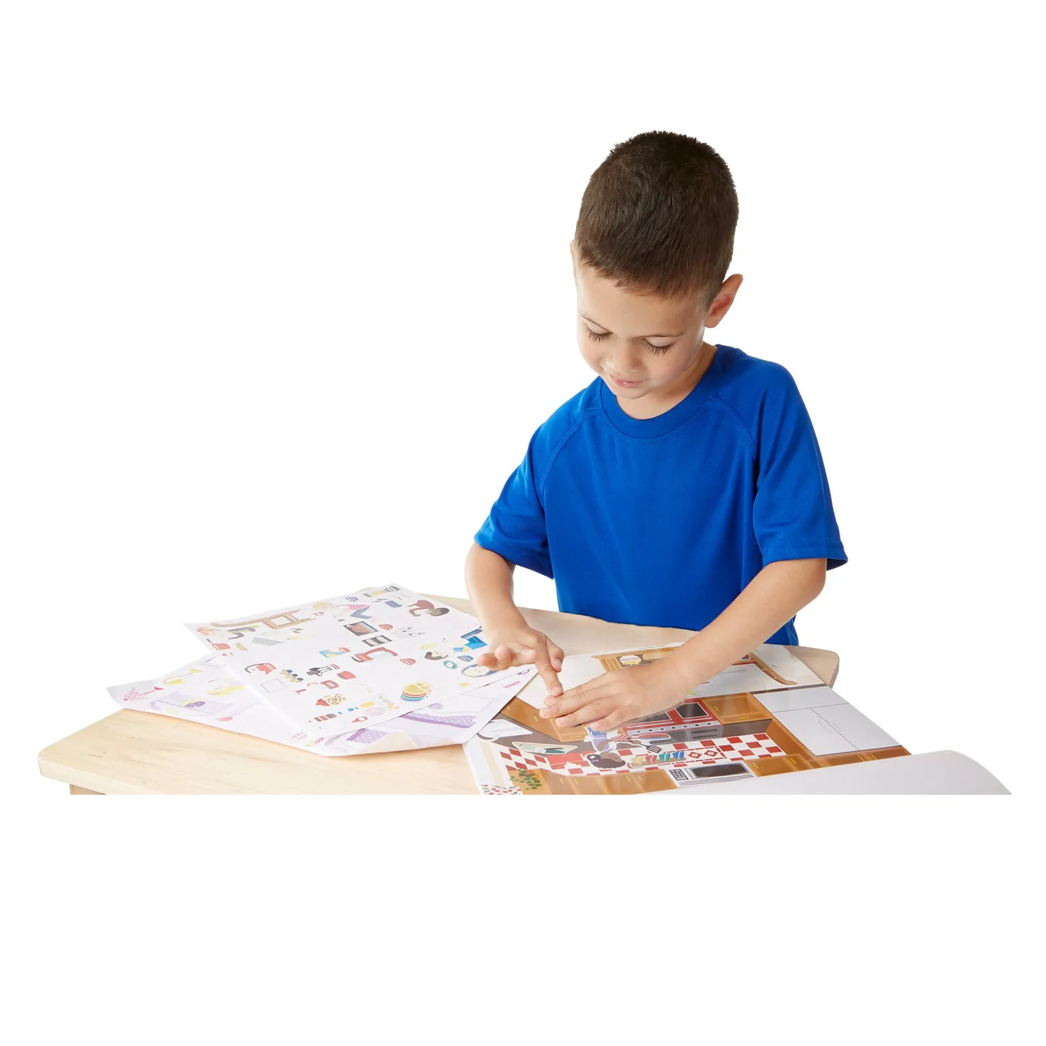 Melissa & Doug Play House Stickerheft wiederverwendbar