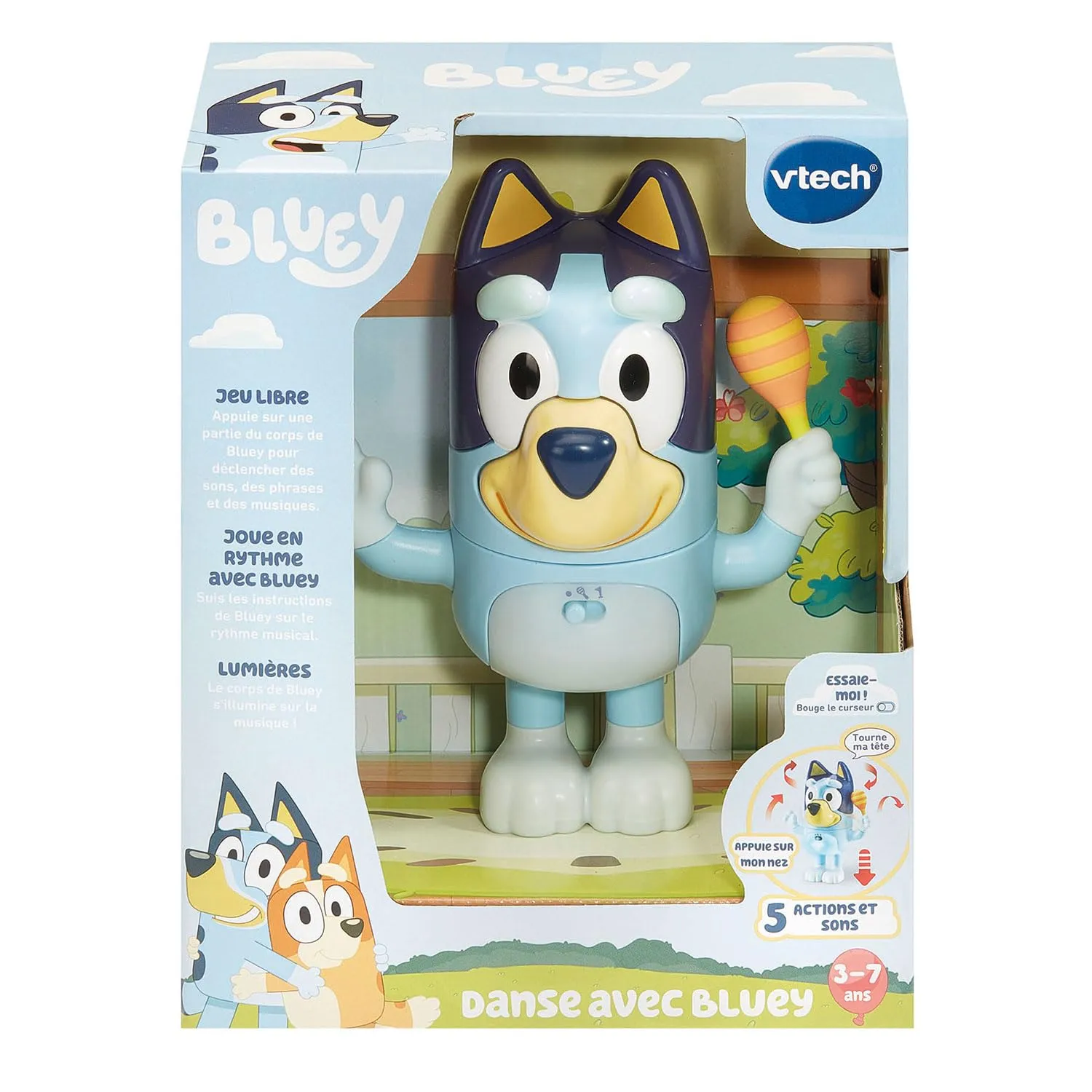 VTech Tanz mit Bluey Figur 17 cm französisch