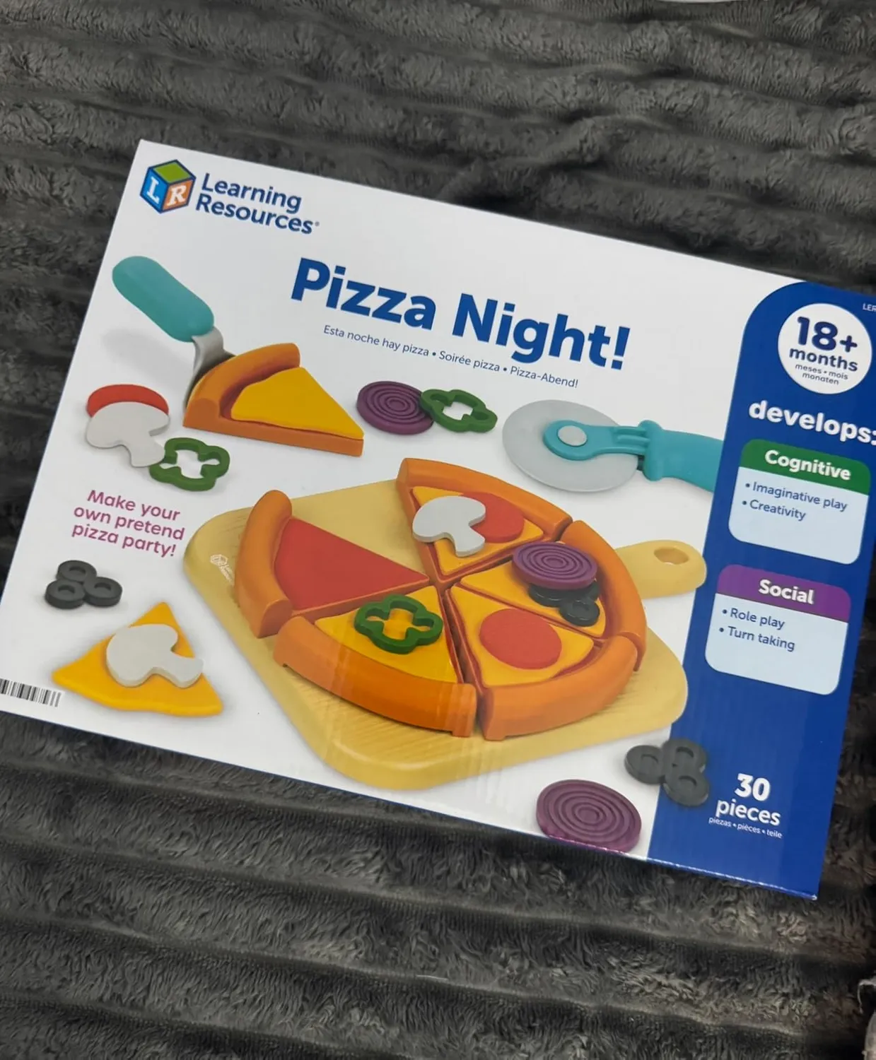 Learning Resources New Sprouts Pizzaabend Spielset 32-teilig Rollenspiel