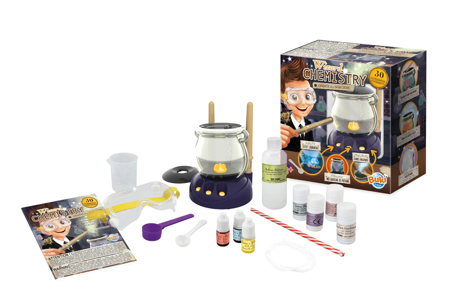 Buki Hexenchemie 8366 Experimentierkasten 30 Experimente