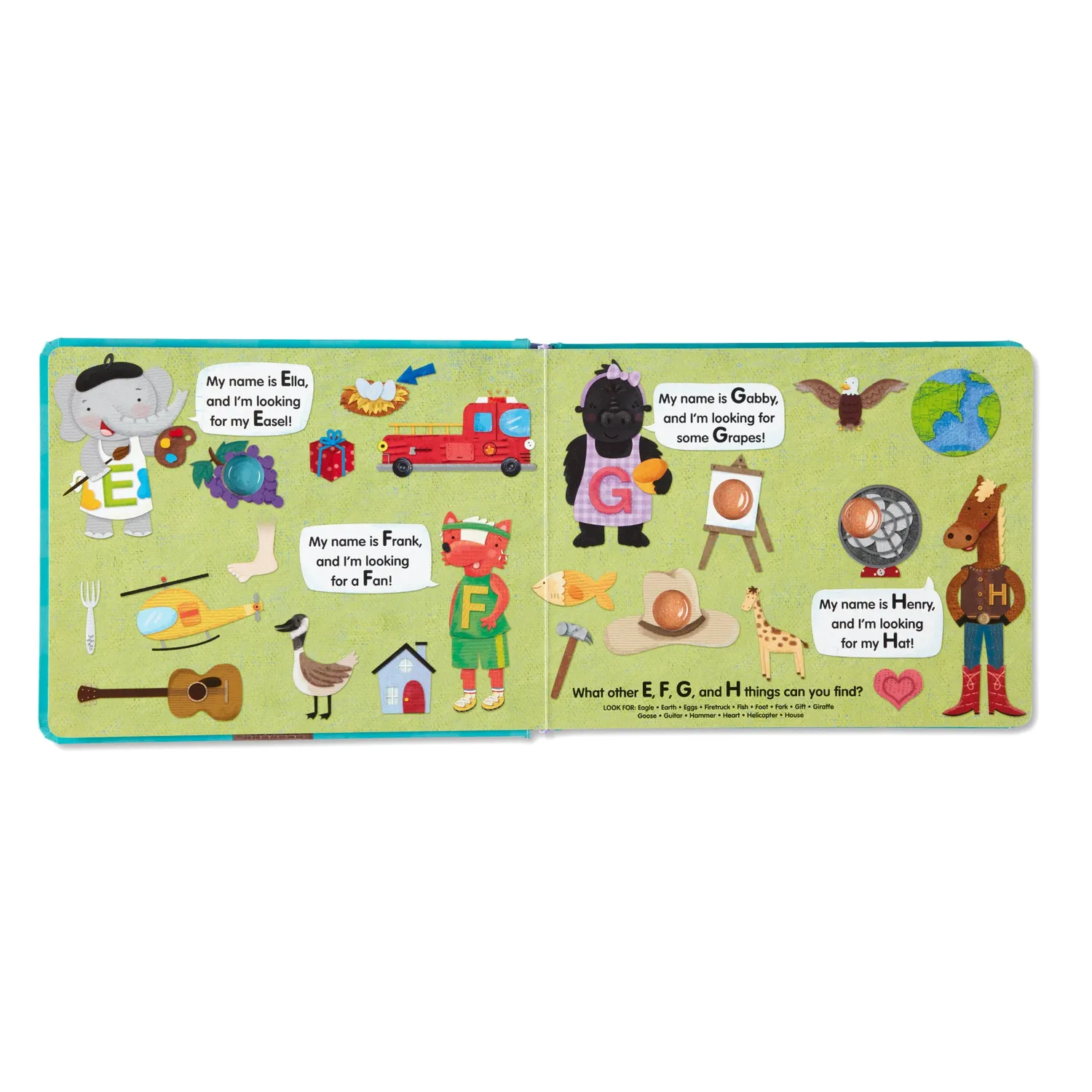 Melissa & Doug Poke-a-Dot Alphabet Pappbilderbuch ABC