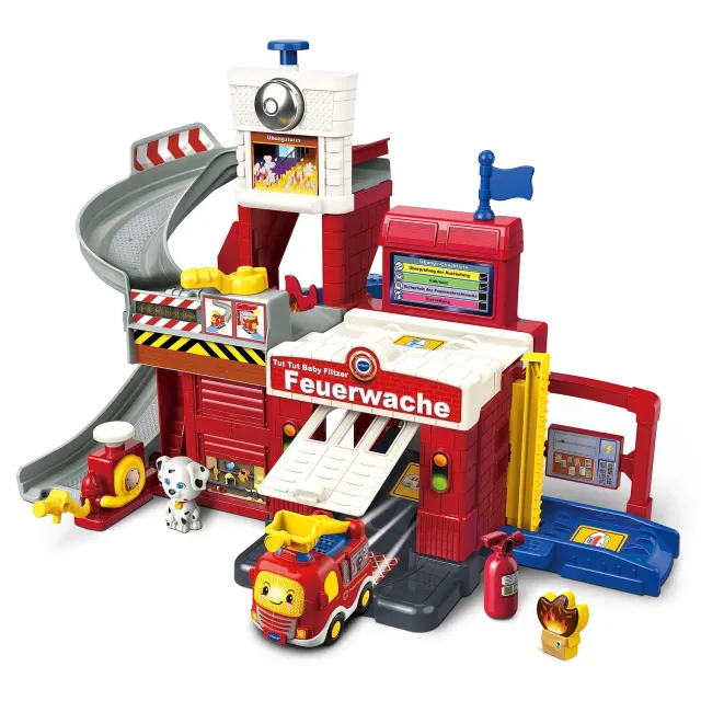 VTech Tut Tut Baby Flitzer Feuerwache Spielset mit Auto