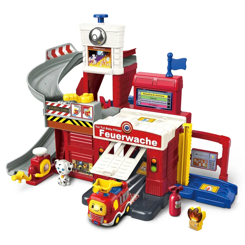 VTech Tut Tut Baby Flitzer Feuerwache Spielset mit Auto