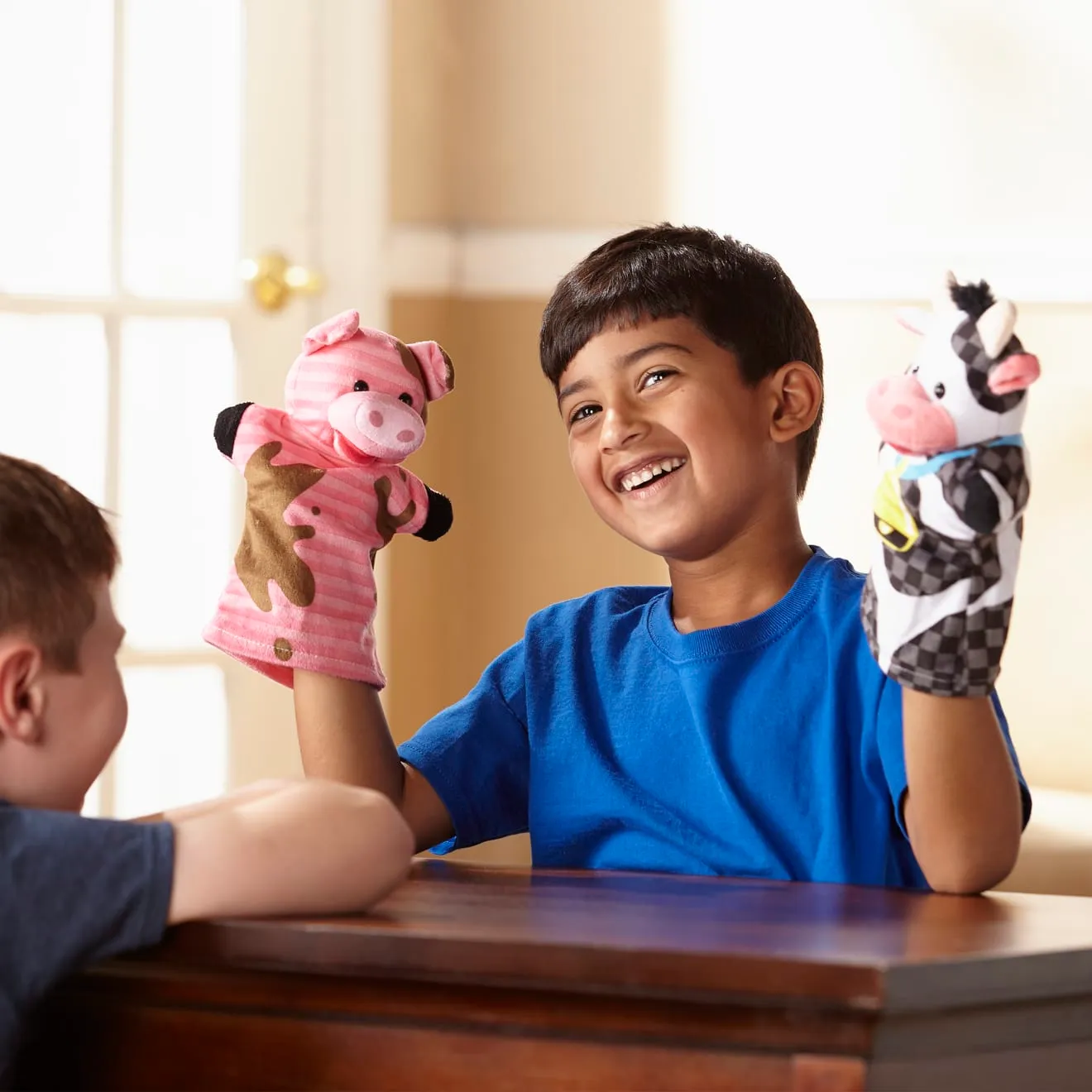 Melissa & Doug Farm Friends Handpuppen 4er-Set