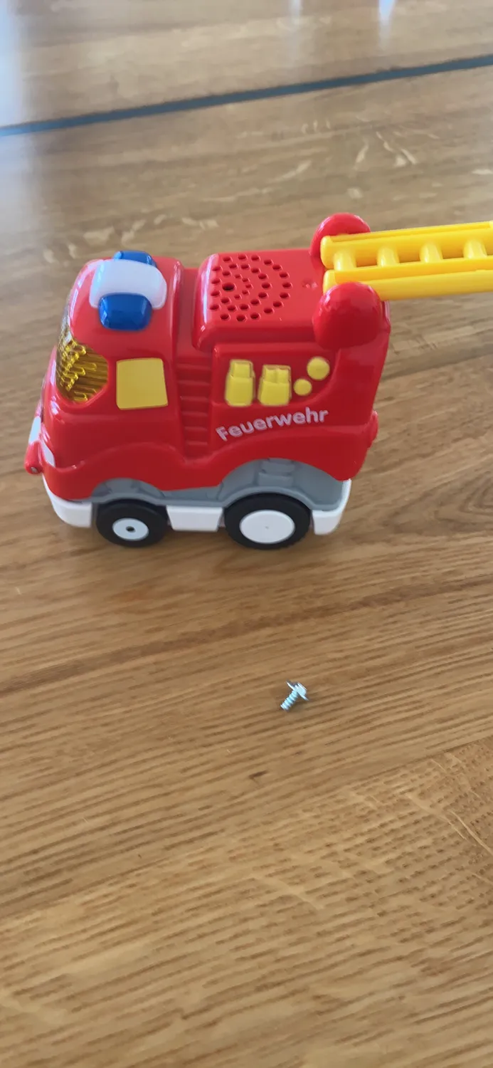 VTech Tut Tut Baby Flitzer Press & Go Feuerwehr Spielauto mit Sound