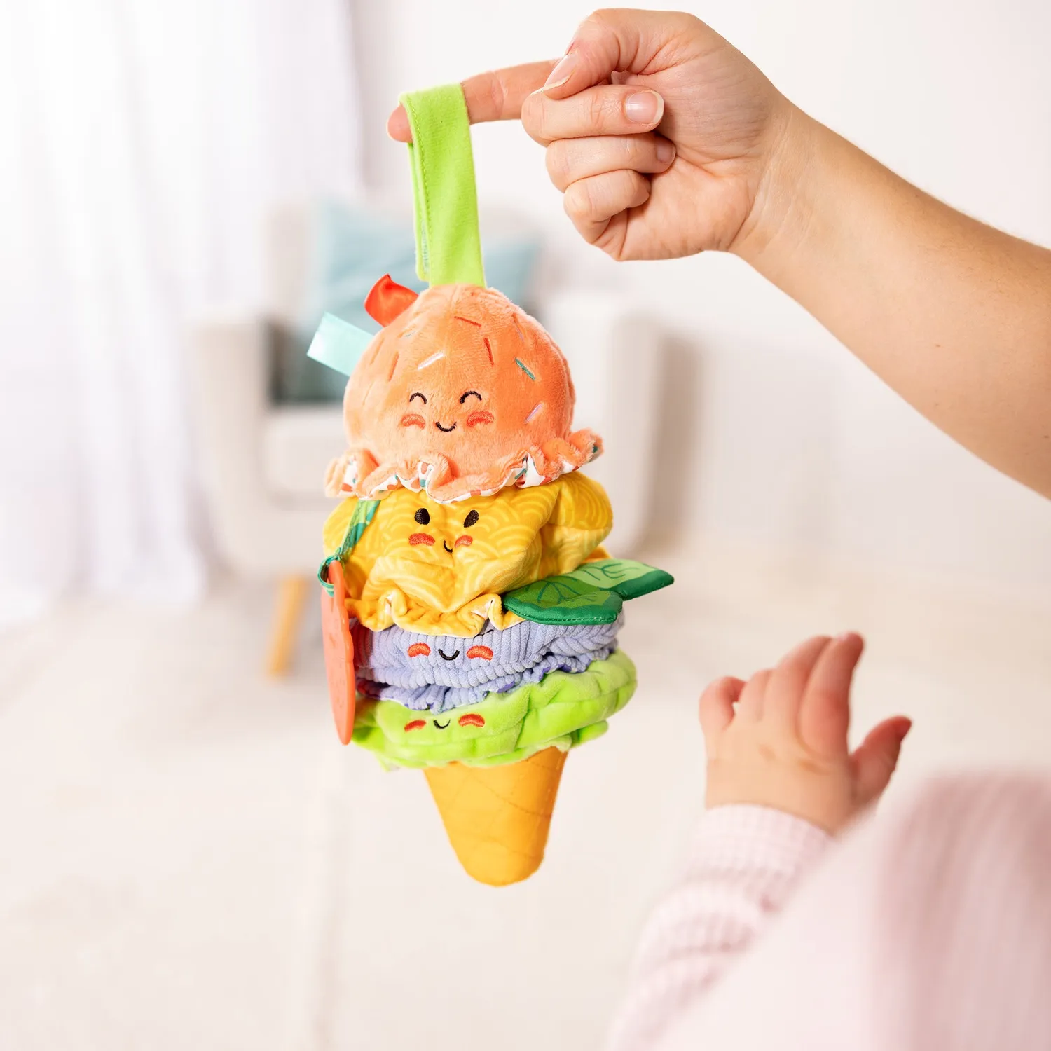 Melissa & Doug Eis Anhänger-Spielzeug für Babys Vibration
