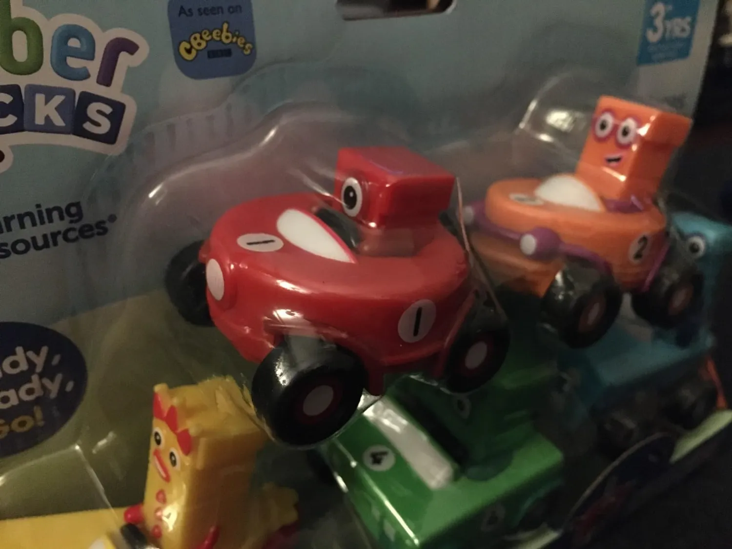 Learning Resources Numberblocks Mini-Autoset Fahrzeuge 5er Set