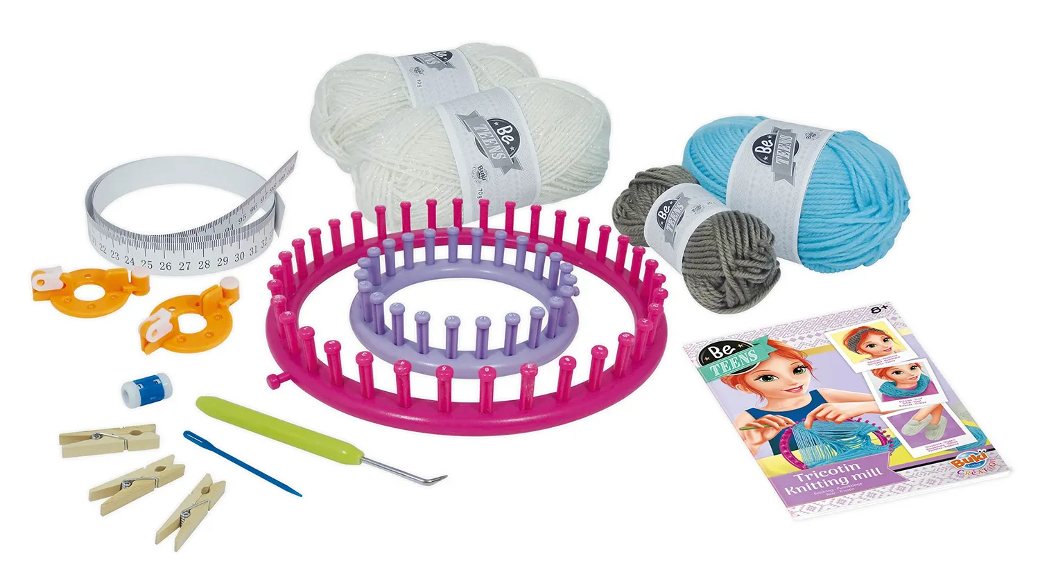 Buki Be Teens BE005 Strickset mit Wolle für Anfänger