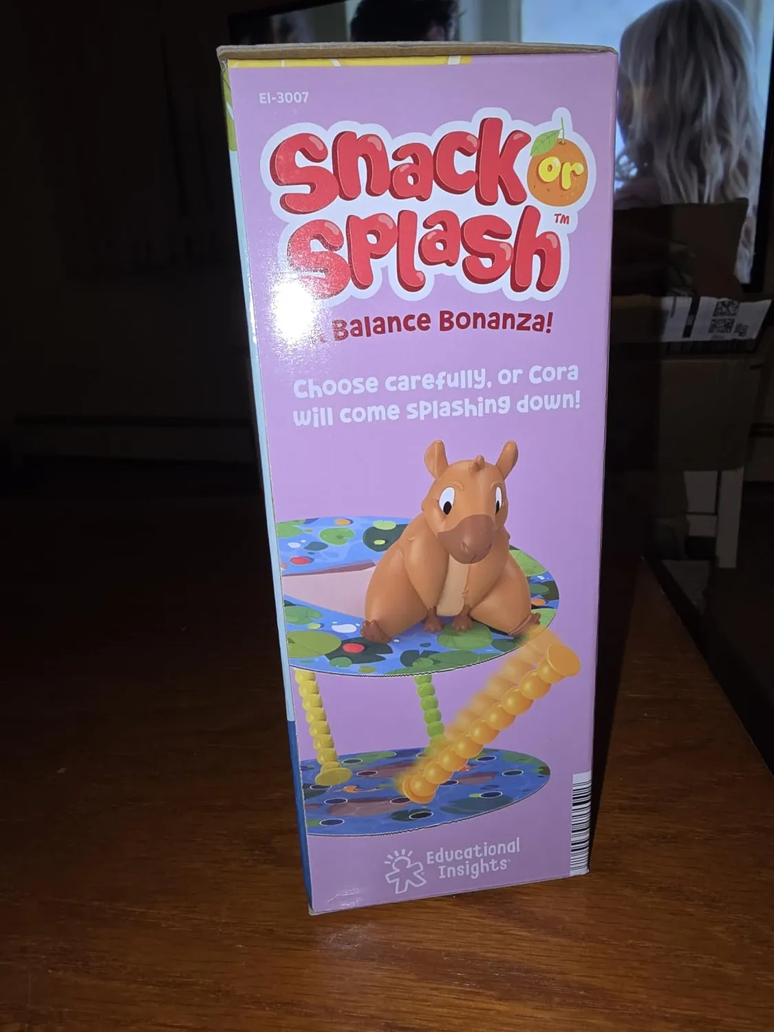 Learning Resources Snack or Splash Capybara Spiel Gleichgewicht