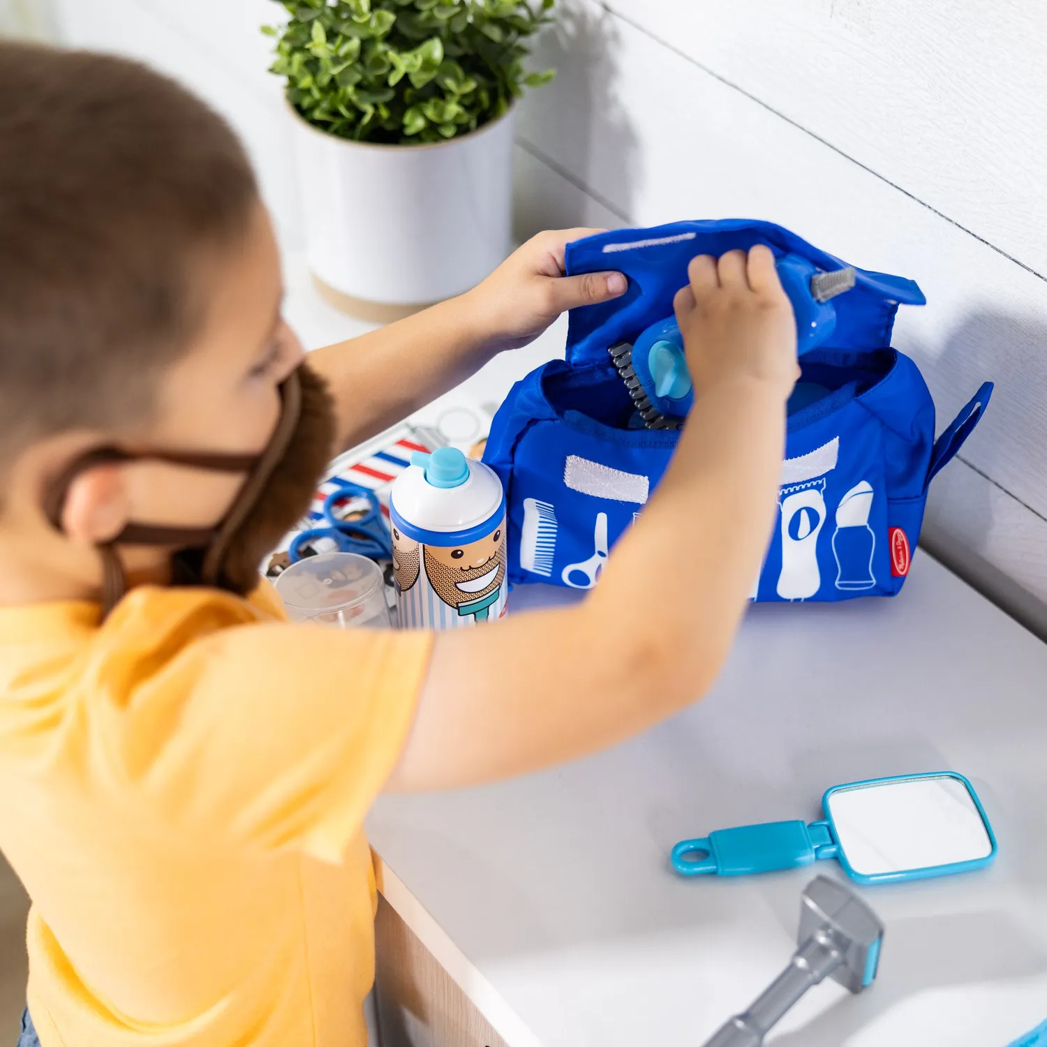 Melissa & Doug Barber Shop Friseur Spielset